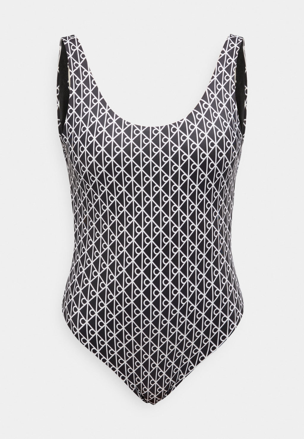 SCOOP BACK ONE PIECE ICON SWIM - Swimsuit - black