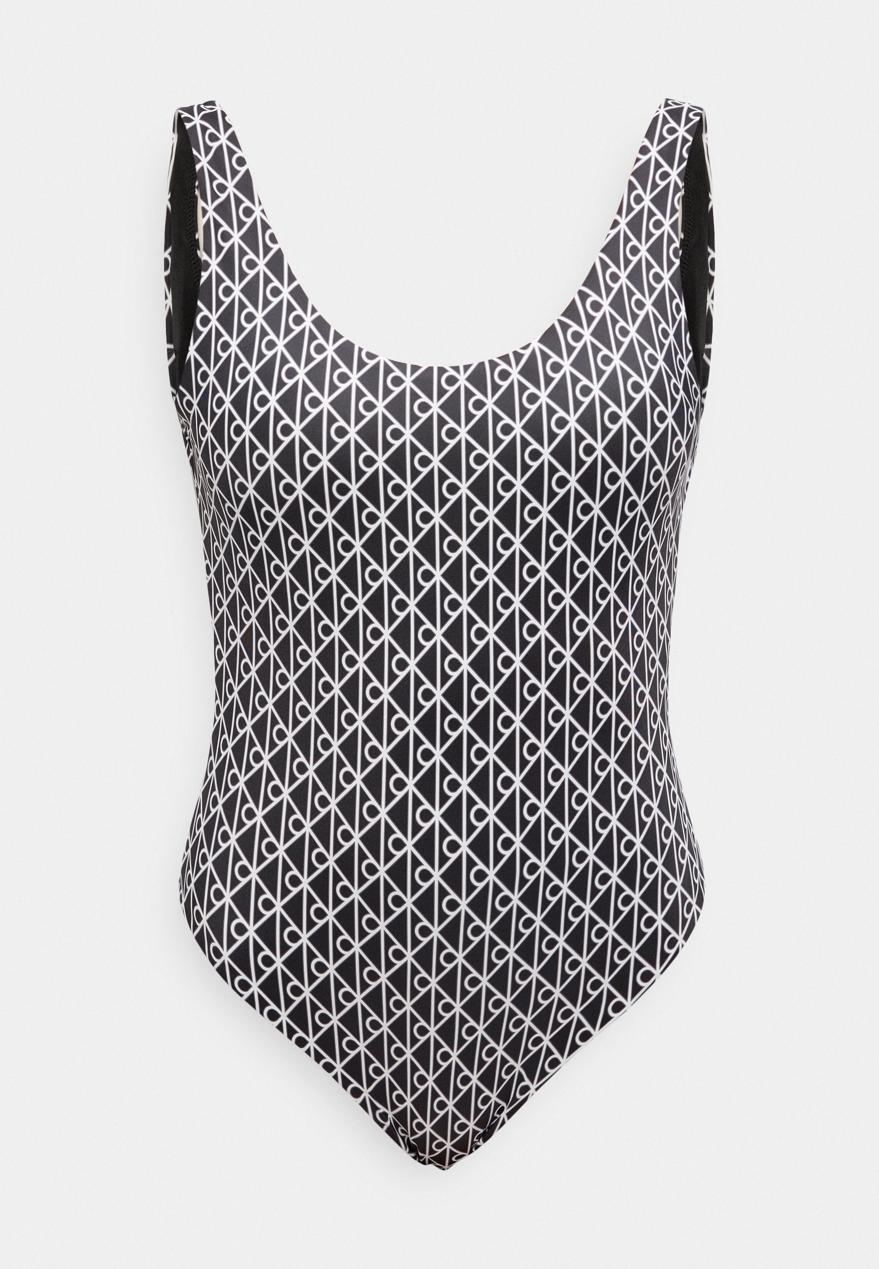 SCOOP BACK ONE PIECE ICON SWIM - Swimsuit - black