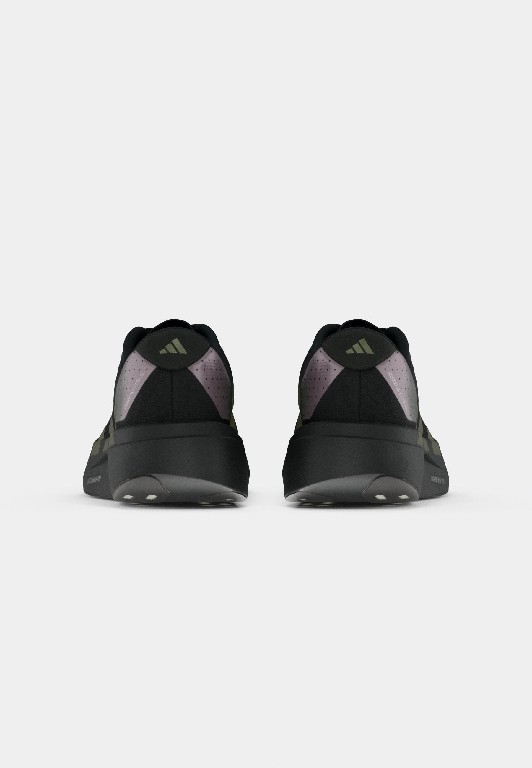 ADIZERO EVO SL M - Trainers - core black/olive strata/iron metallic-coloured