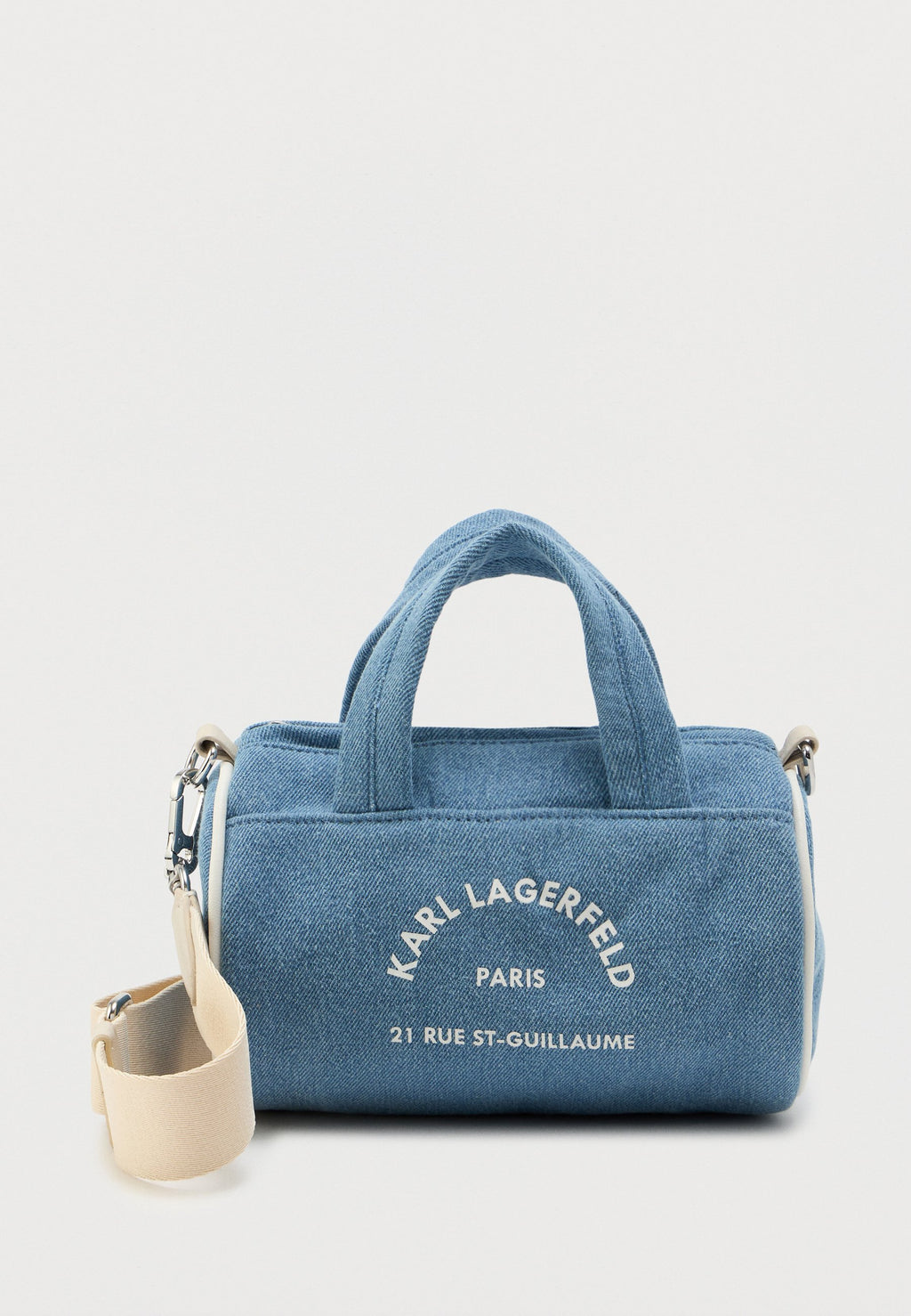 MINI DUFF BAG - Handbag - mid blue stone