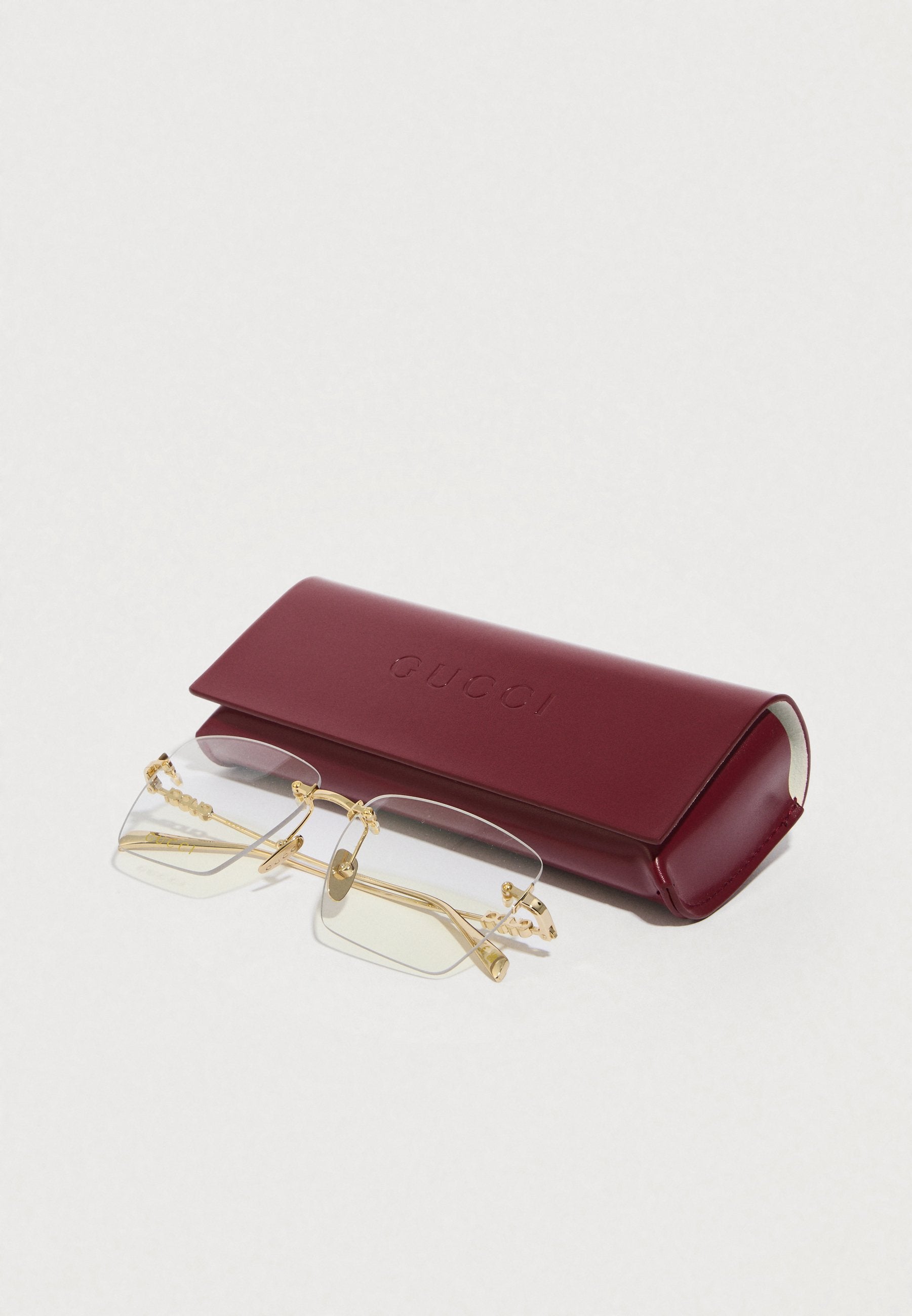 Blue light glasses - gold-coloured