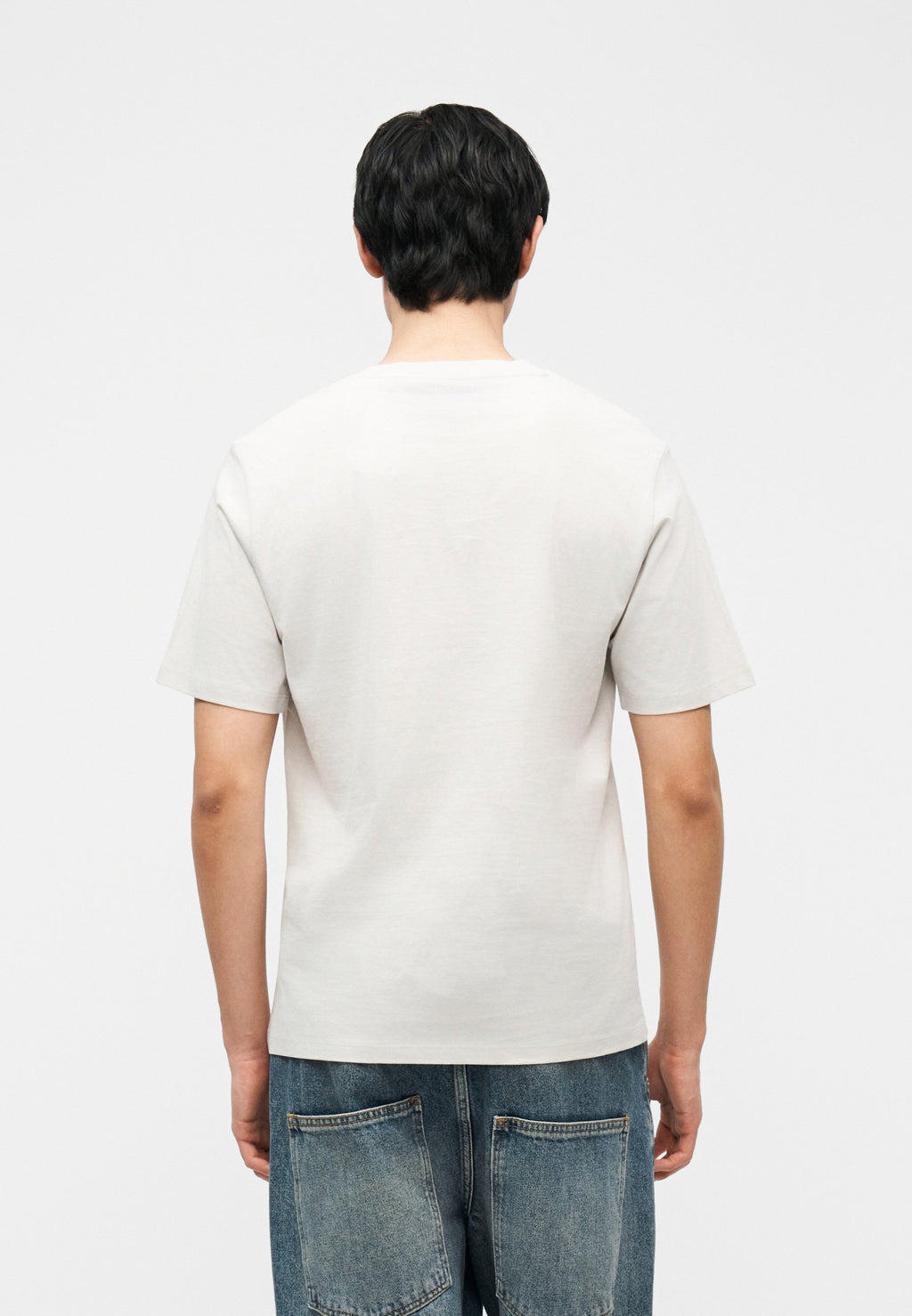 JJINDIANA TEE CREW NECK - Print T-shirt - glacier gray