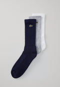 CHAUSSETTES UNISEX LOT DE 3 - Chaussettes - gris/blanc/bleu marine