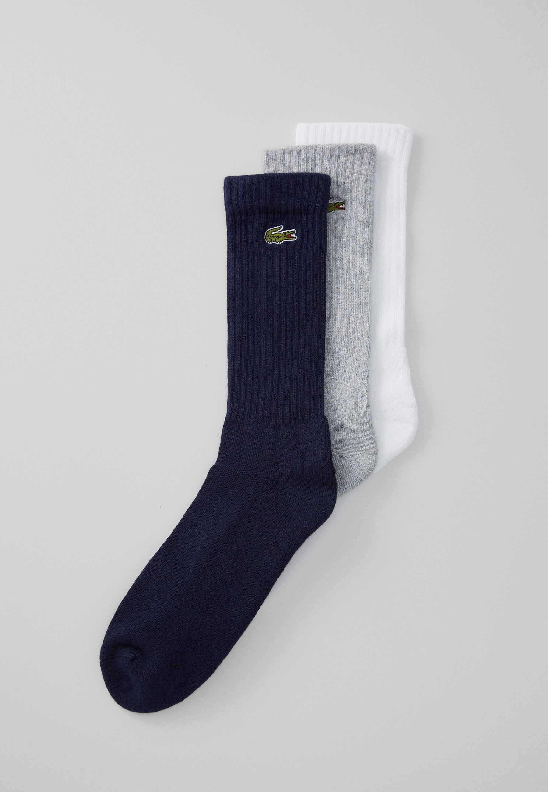 CHAUSSETTES UNISEX LOT DE 3 - Chaussettes - gris/blanc/bleu marine