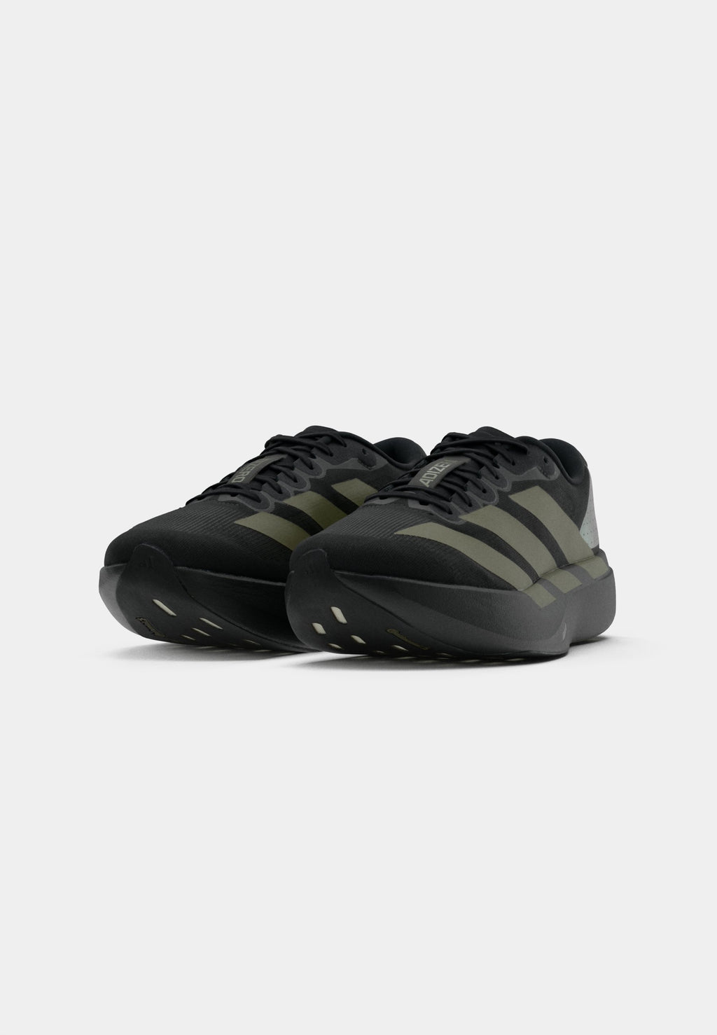 ADIZERO EVO SL M - Trainers - core black/olive strata/iron metallic-coloured