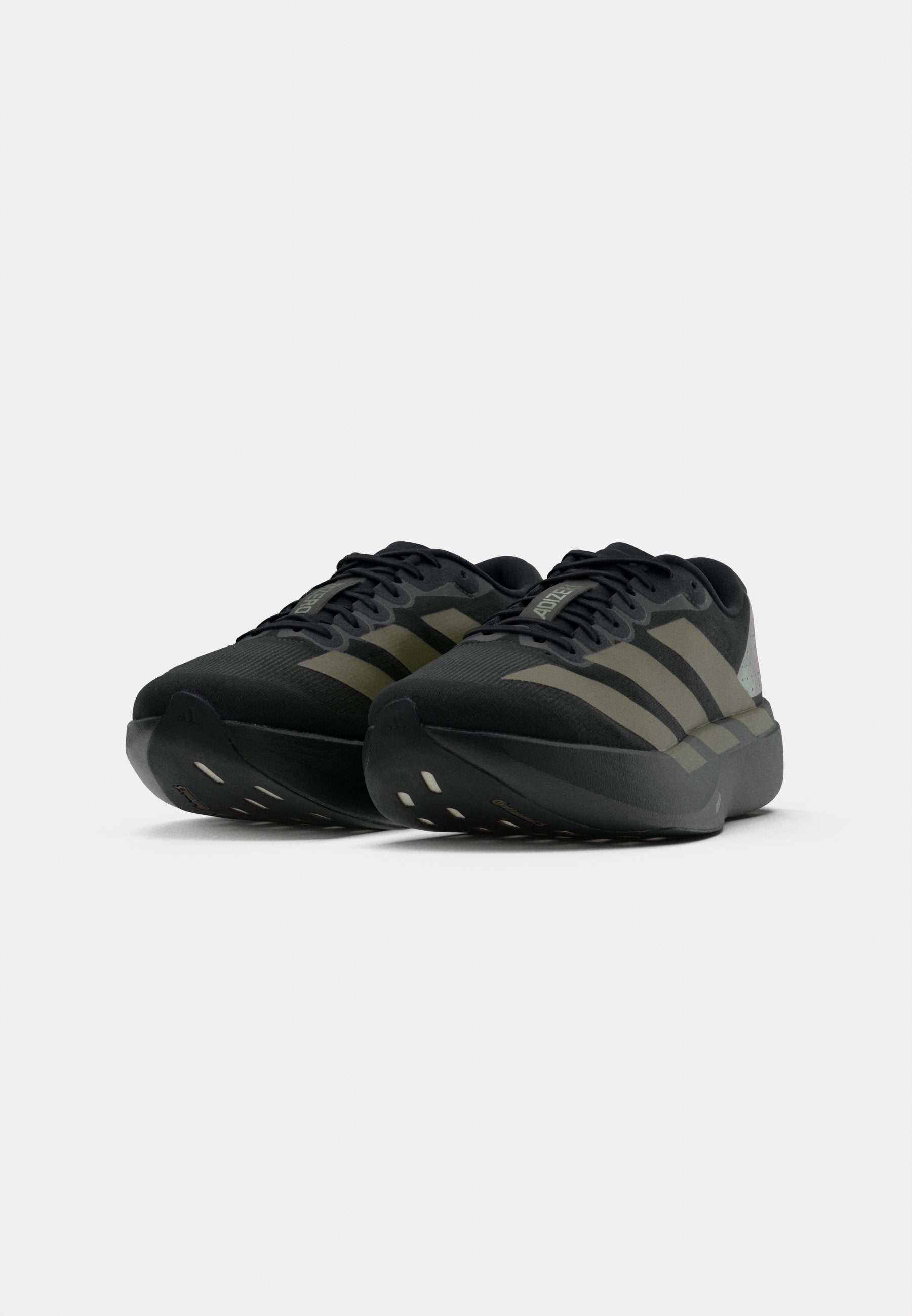 ADIZERO EVO SL M - Trainers - core black/olive strata/iron metallic-coloured