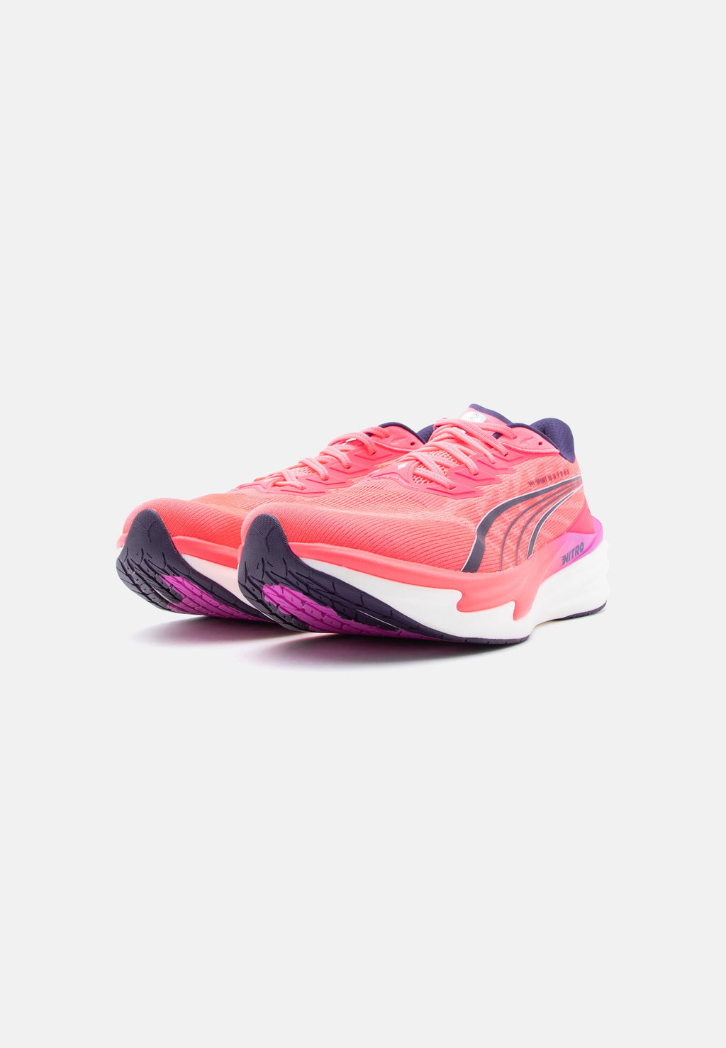 DEVIATE NITRO 4 X HYROX - Training shoe - white/electric orchid/pure pink