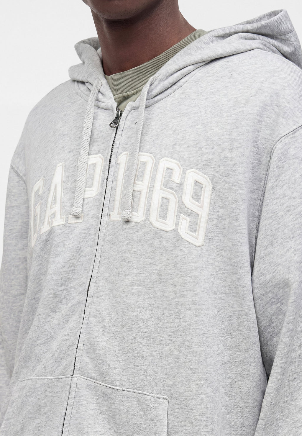 Zip-up sweatshirt - grey