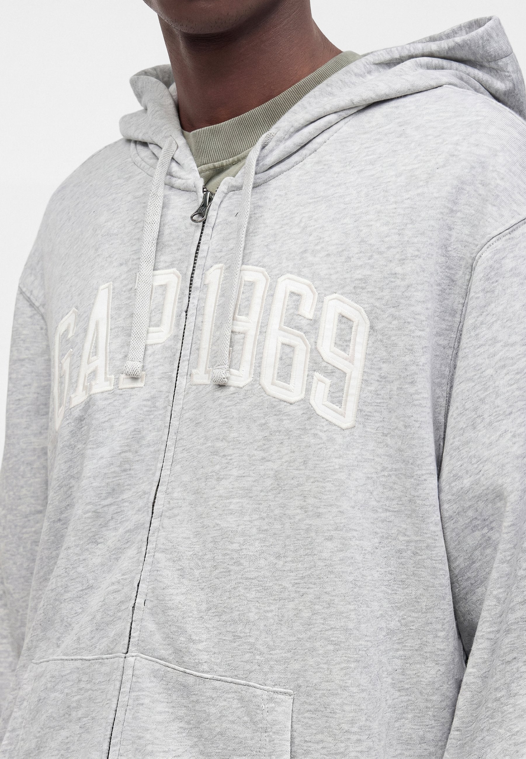 Zip-up sweatshirt - grey