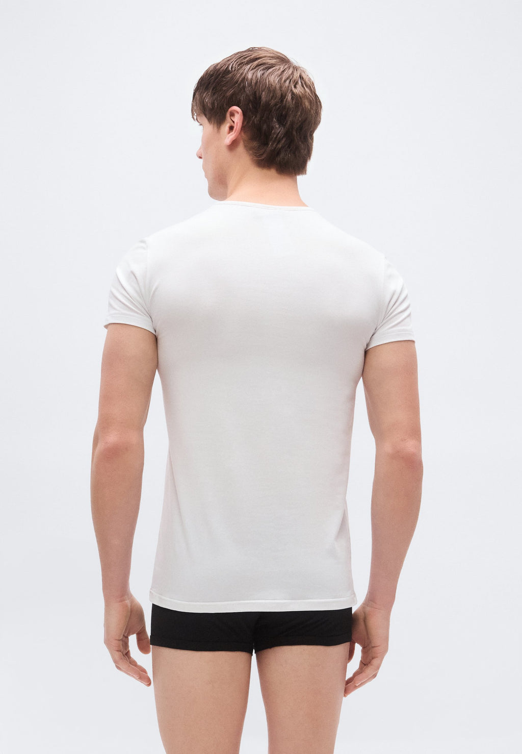 SHORT SLEEVES ROUND NECK - Undershirt - optical white