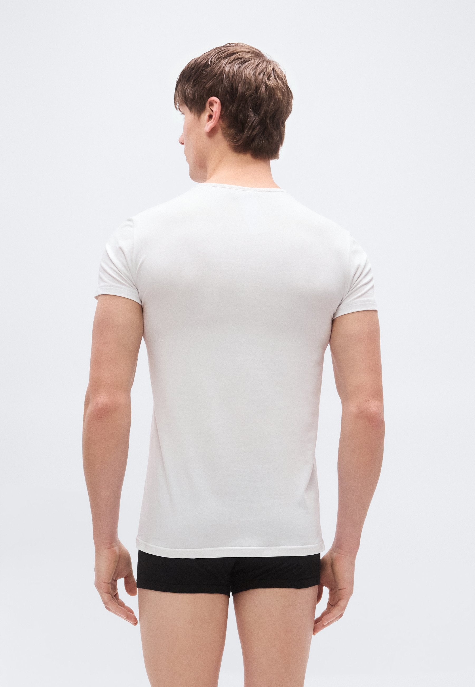SHORT SLEEVES ROUND NECK - Undershirt - optical white