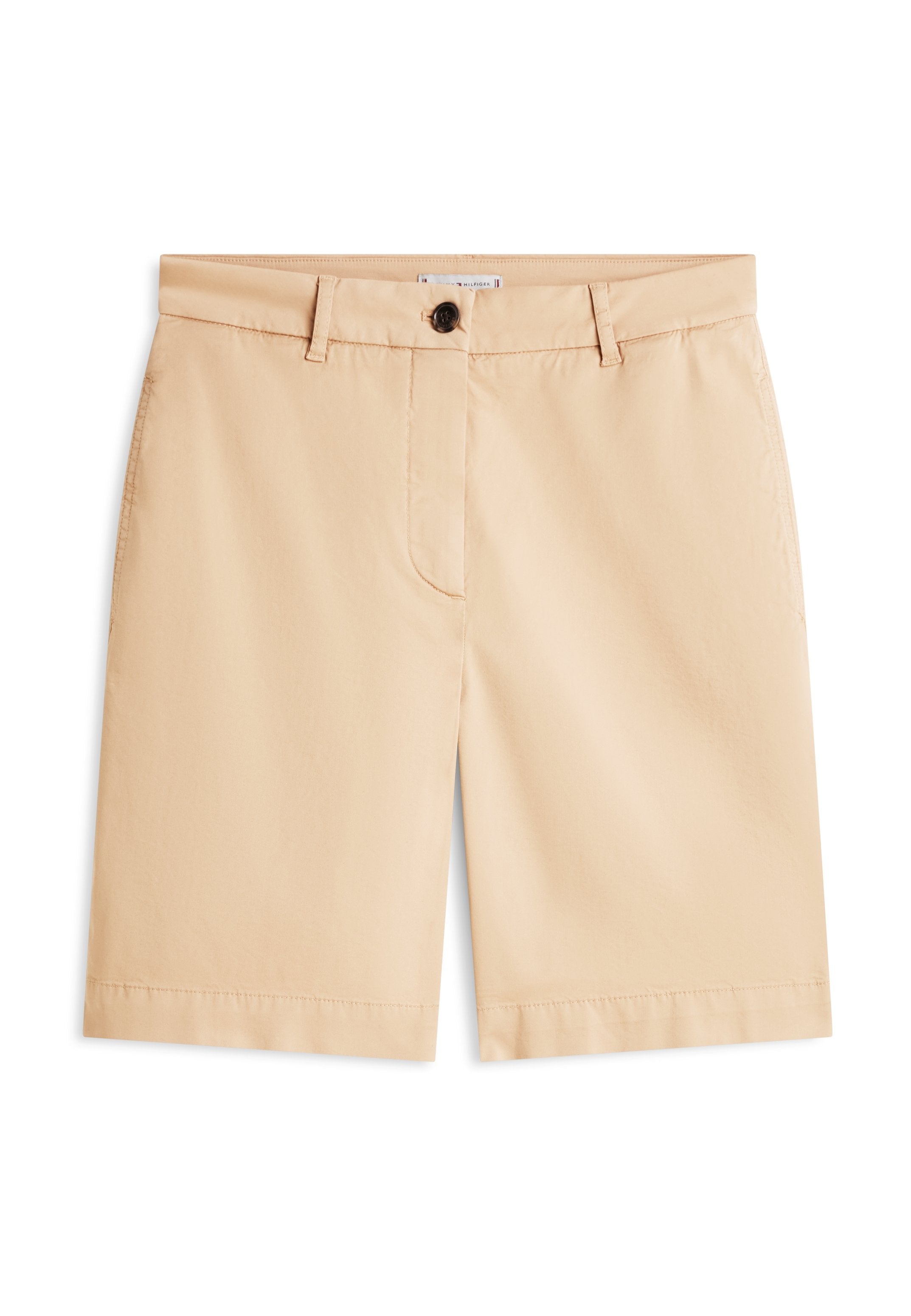 WASHED REGULAR CHINO SHORTS - Shorts - beige