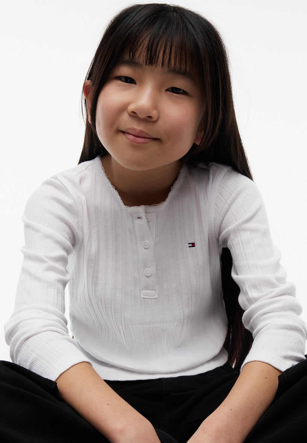 Long sleeved top - white