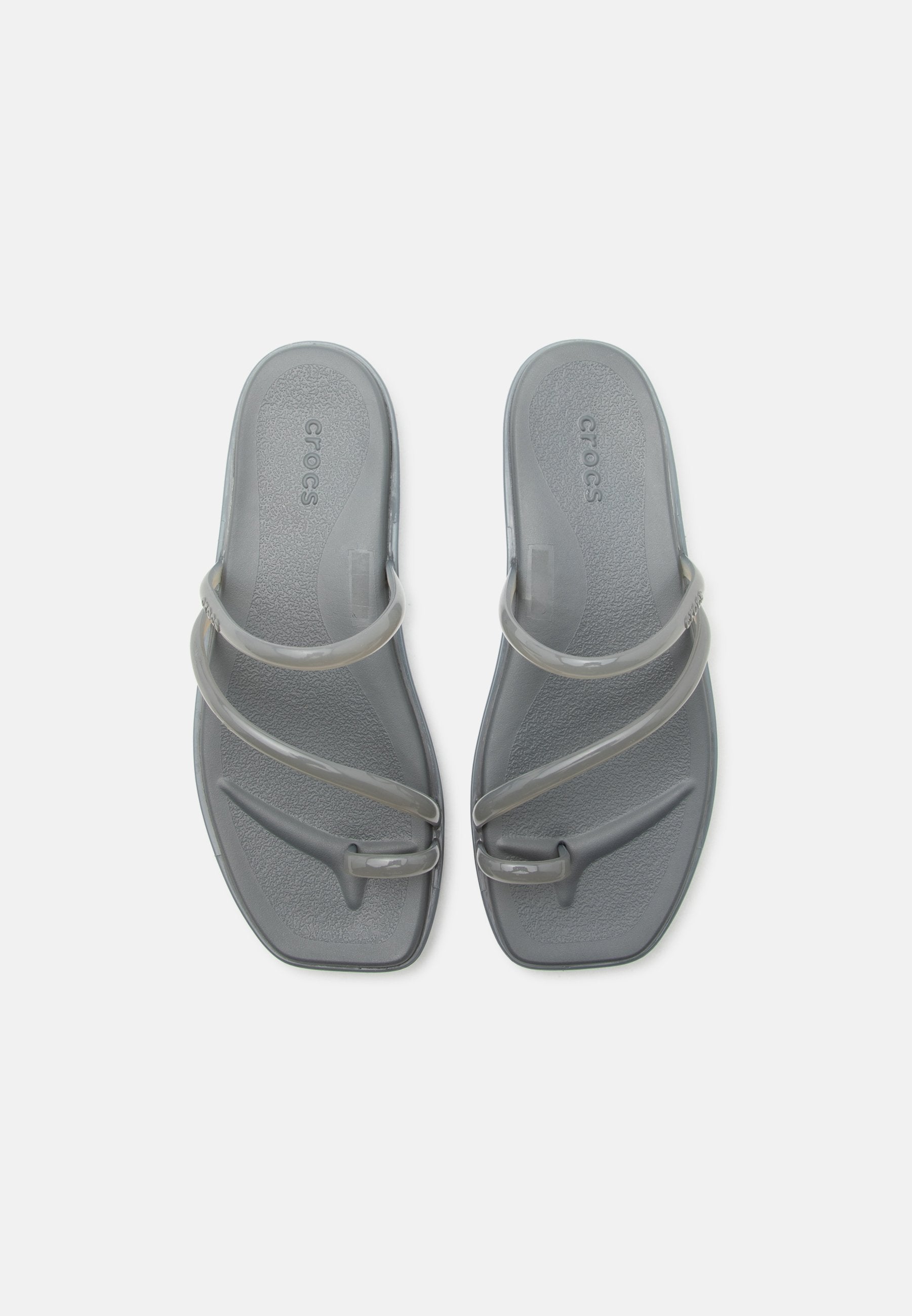 MIAMI TOE LOOP - T-bar sandals - carbon