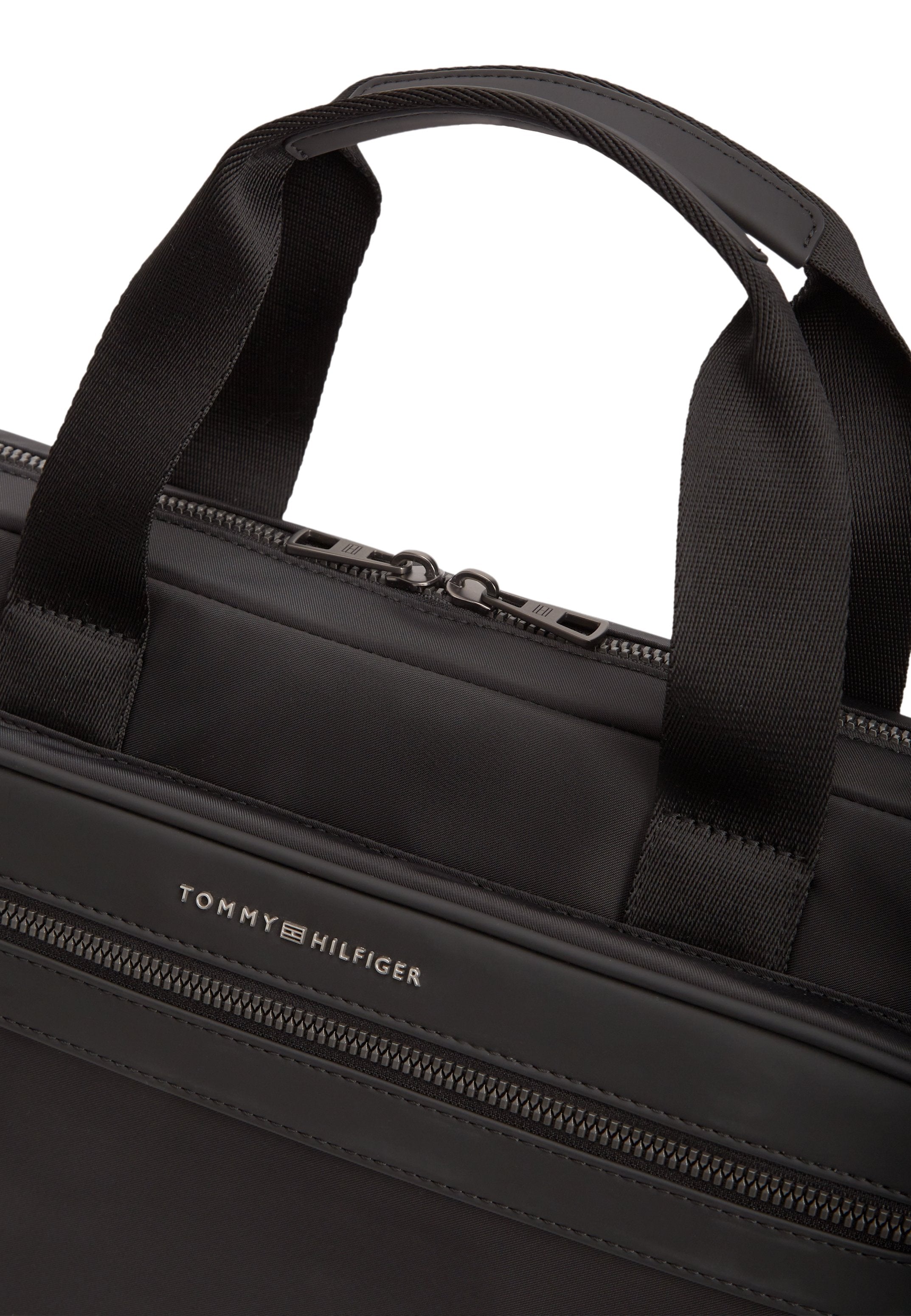 METAL LOGO LAPTOP BAG - Laptop bag - black
