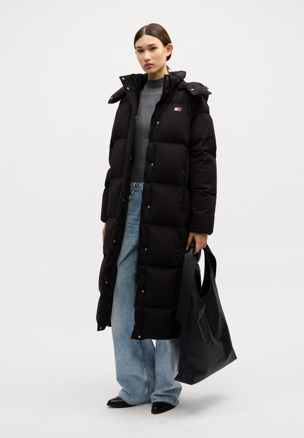 ALASKA GRID   - Down coat - black