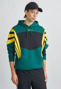SANTIAGO - Sweat à capuche - vert université
