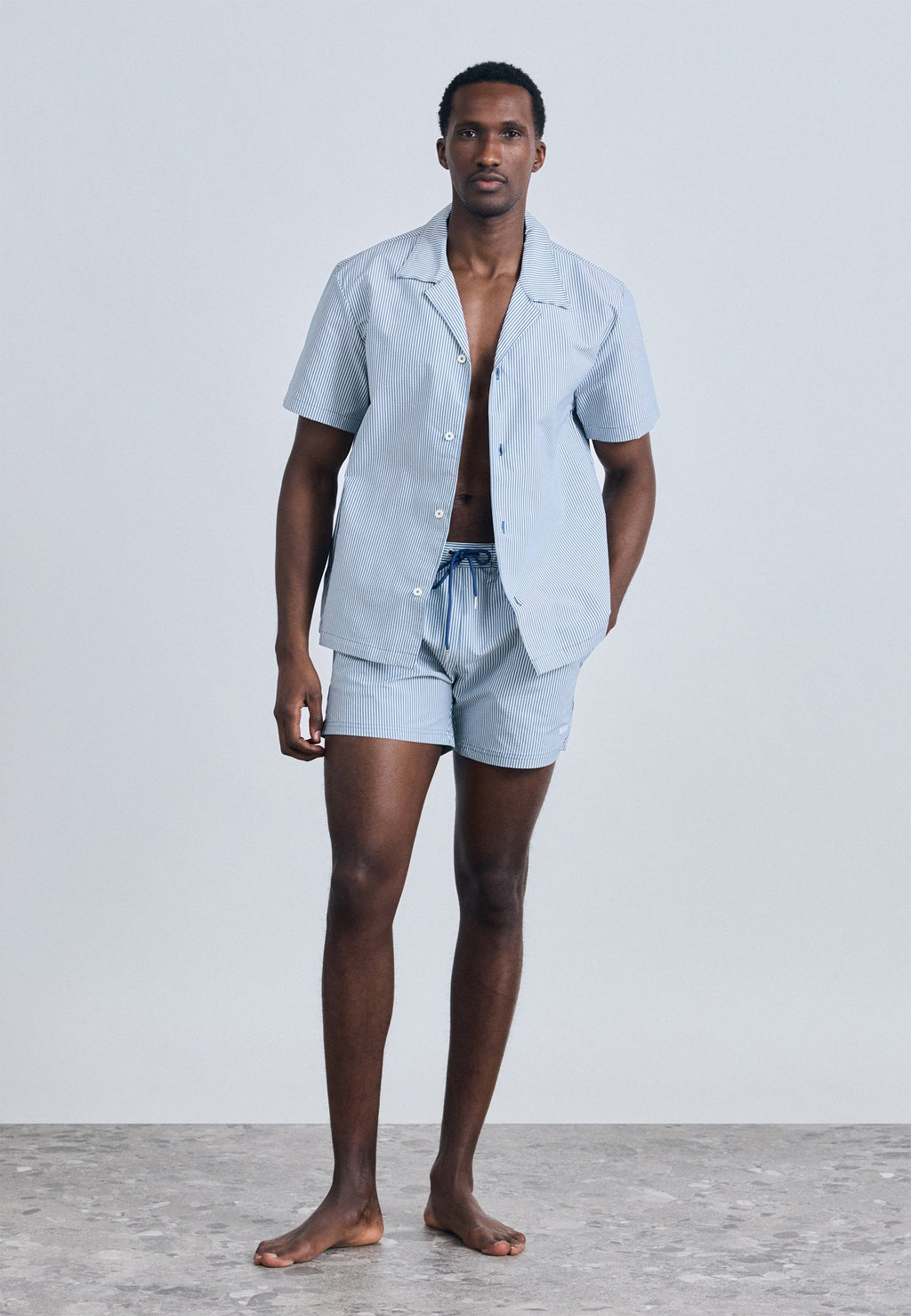 VELVETFISH SHIRT - Swimwear shirt - open blue