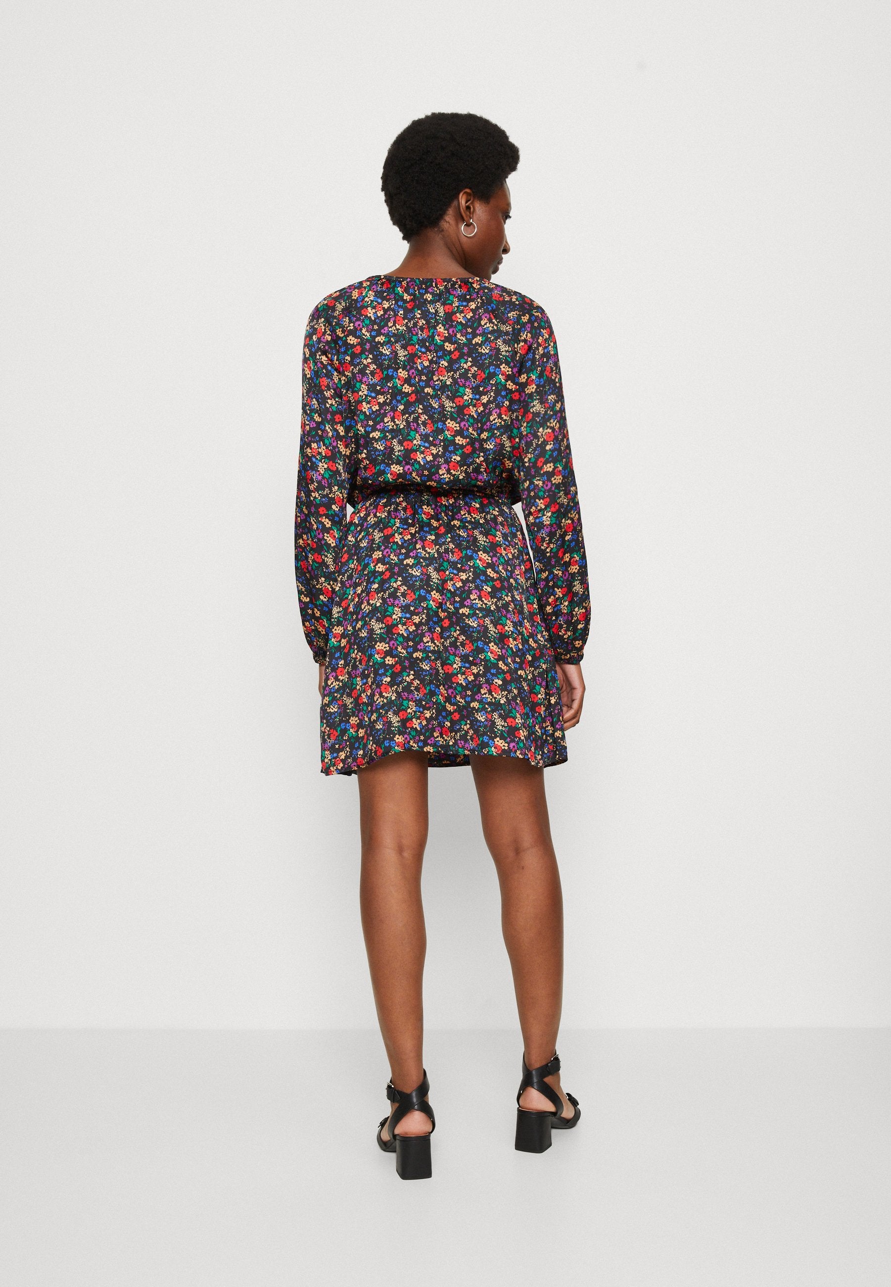 WRAP MINI DRESS - Day dress - celebration floral