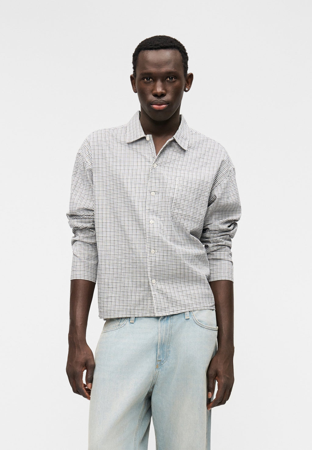 JORAUSTIN CLEAN CHECK SHIRT LS SN - Shirt - odyssey gray