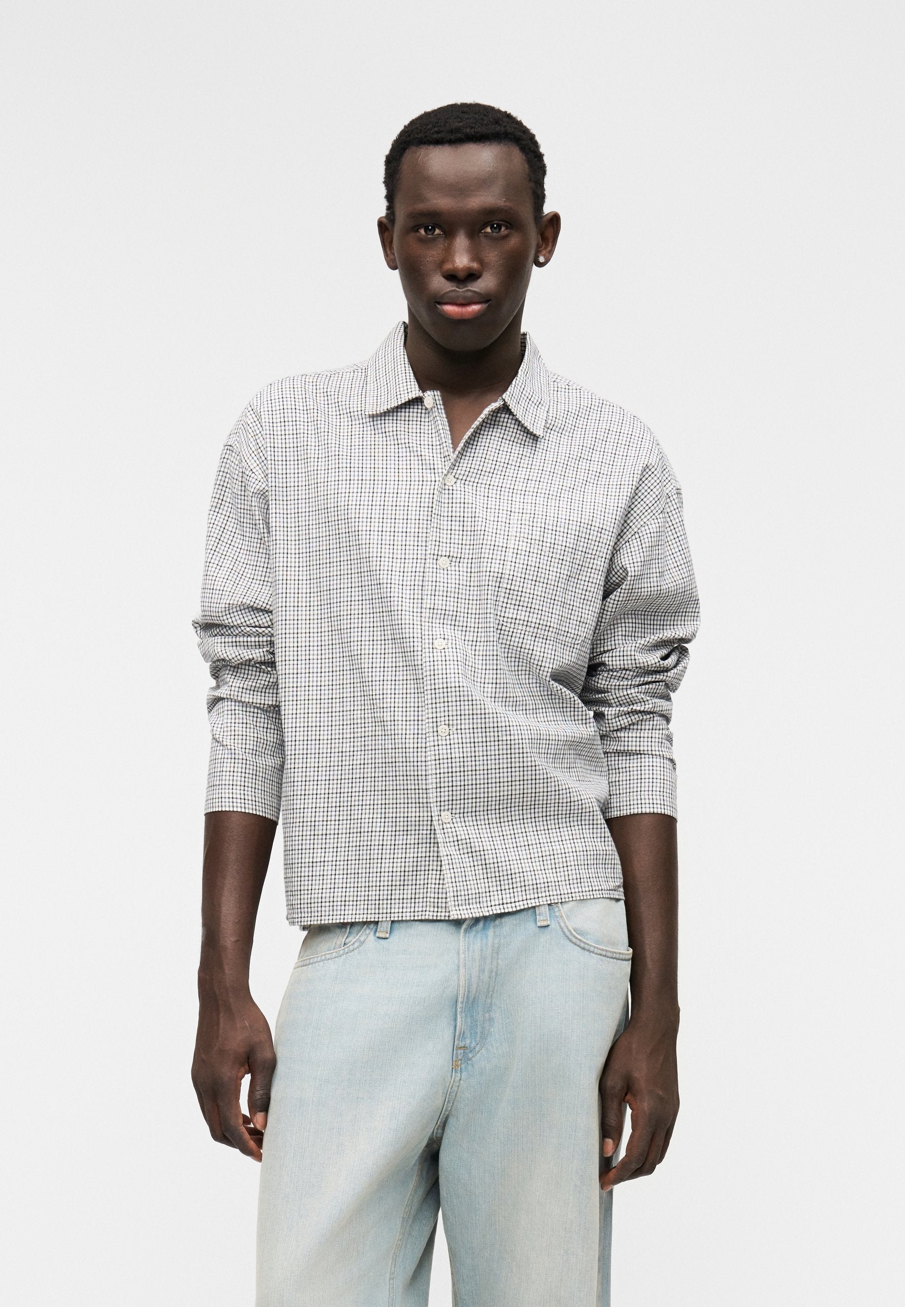 JORAUSTIN CLEAN CHECK SHIRT LS SN - Shirt - odyssey gray