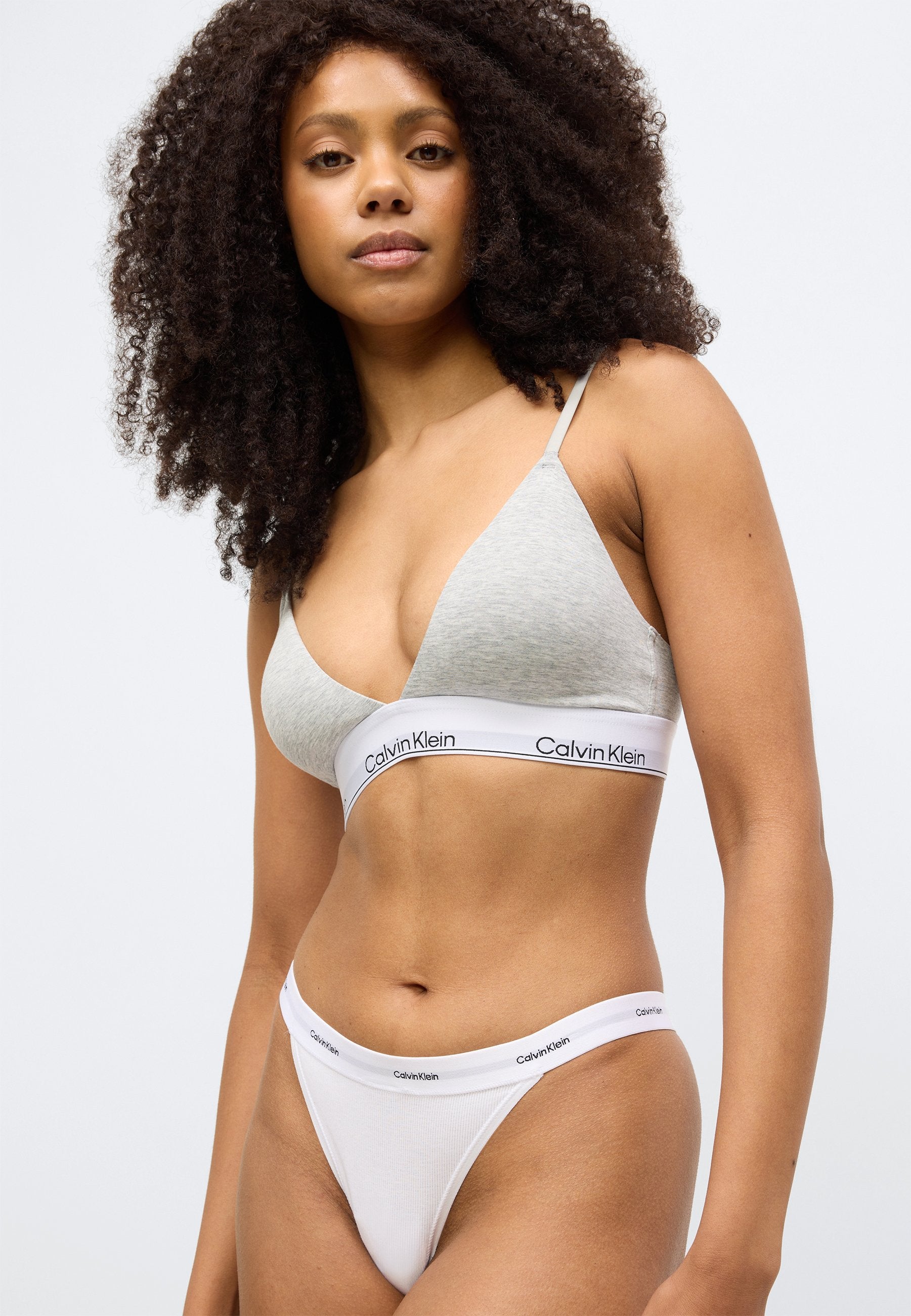 THONG STRETCH 3 PACK  - String - black/classic white/grey heather