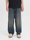 JJIRON JJORIGINAL SQ 311 JNR Junior - Jean à coupe droite - denim bleu