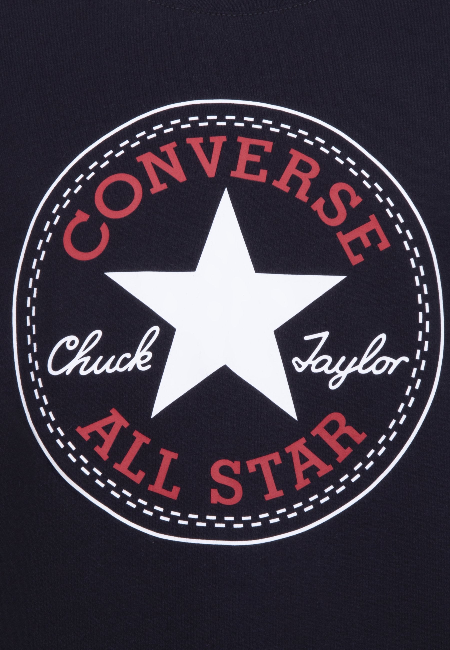 CORE CHUCK PATCH TEE - Print T-shirt - black