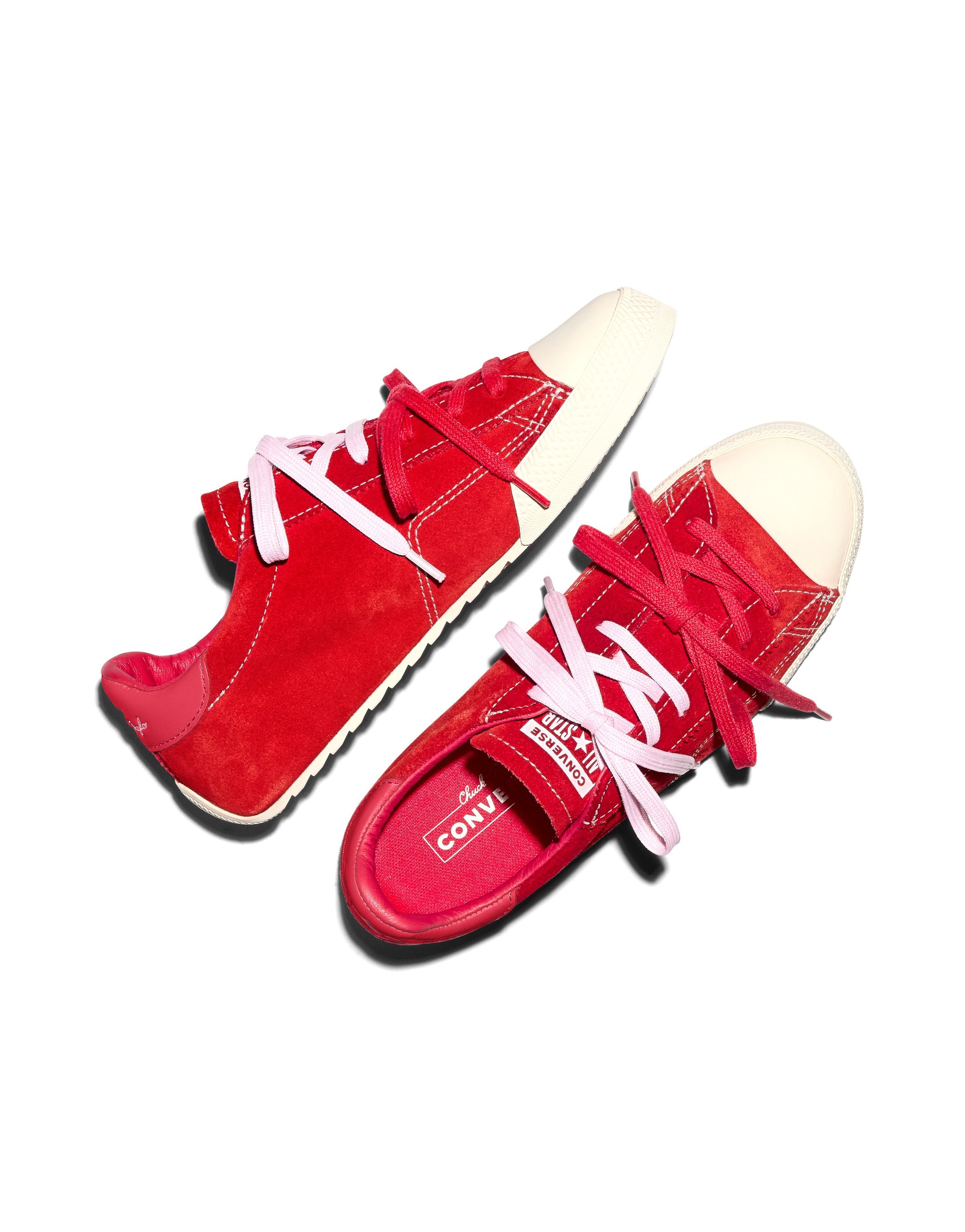 CHUCK TAYLOR LO - أحذية رياضية - أحمر/زهرة جديدة/إيجرات