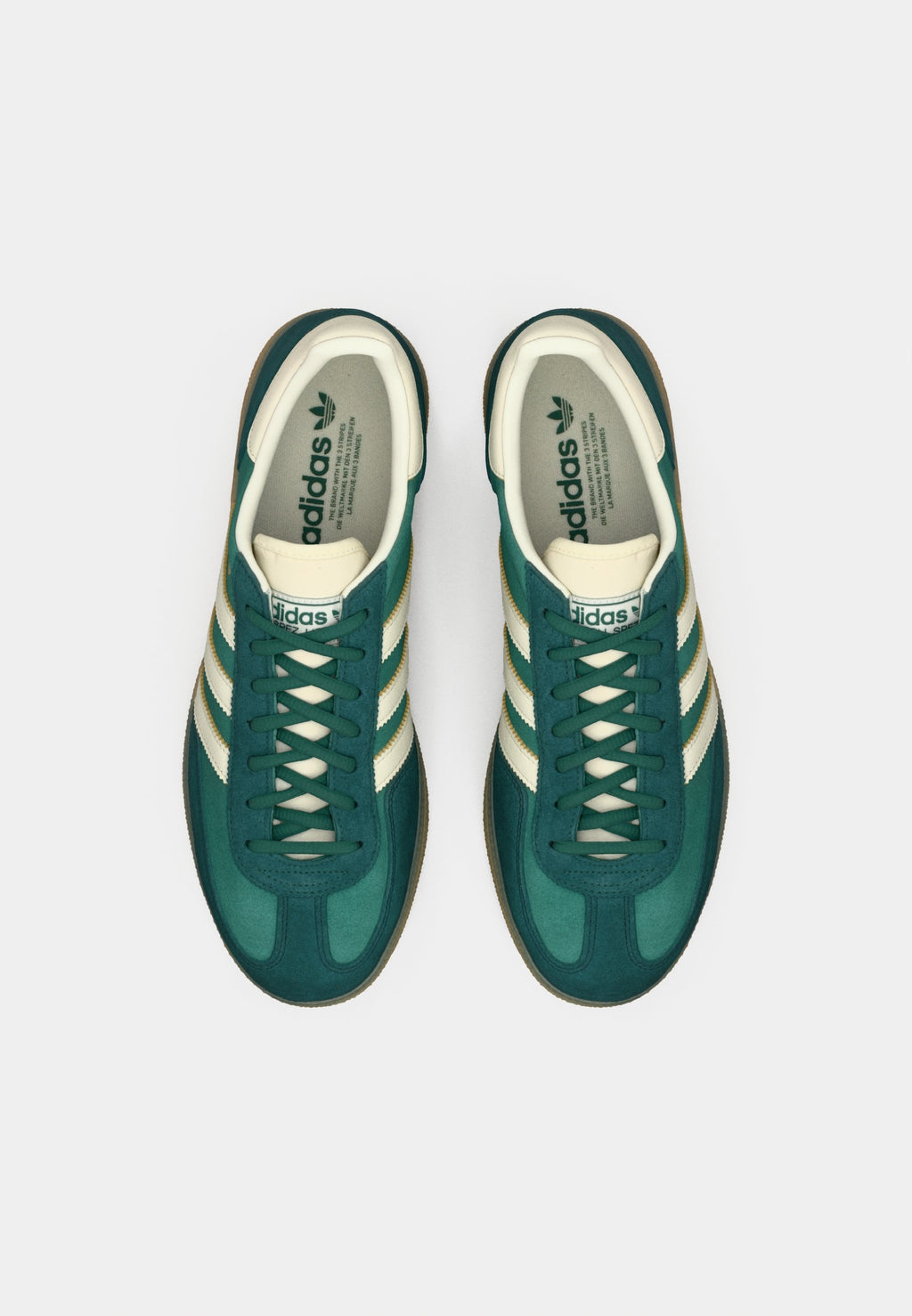 HANDBALL SPEZIAL UNISEX - Baskets - vert universitaire/blanc cassé/lierre aurore