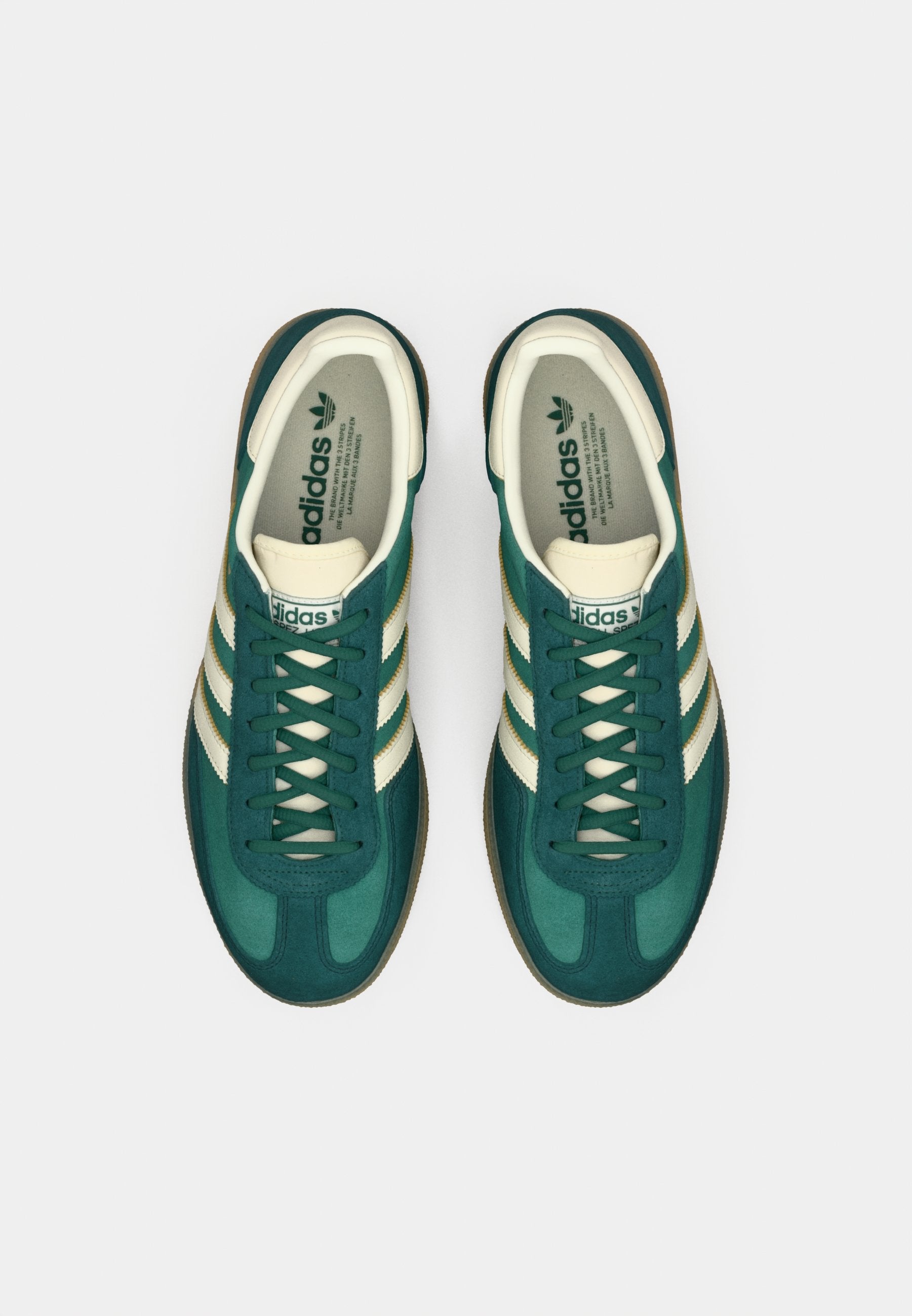 HANDBALL SPEZIAL UNISEX - Baskets - vert universitaire/blanc cassé/lierre aurore