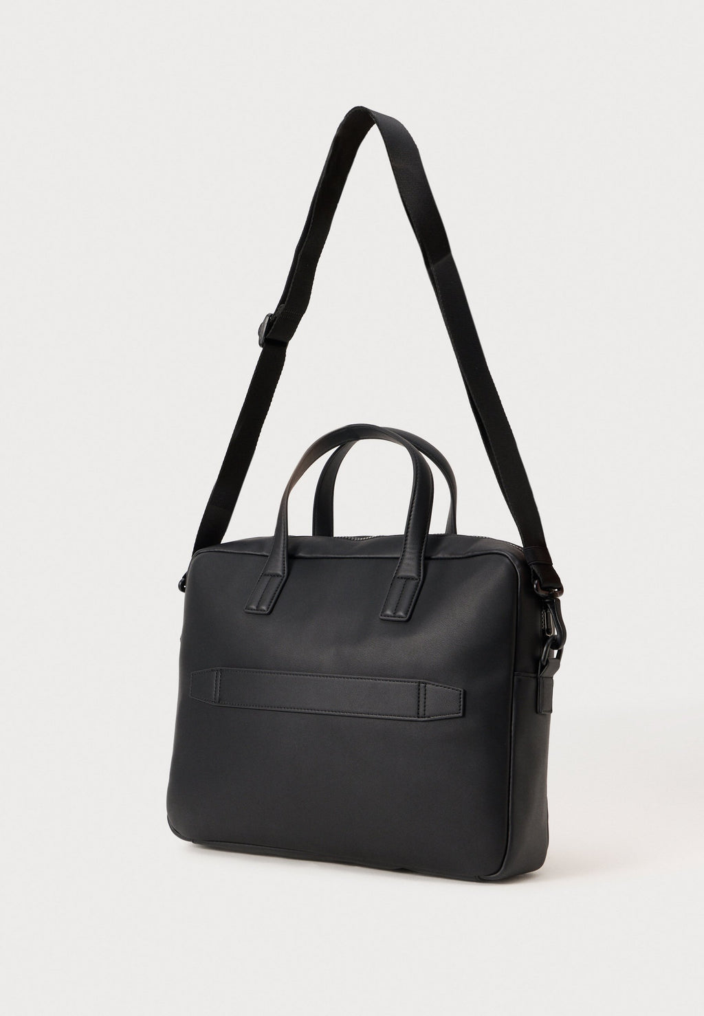 SAC À ORDINATEUR PORTABLE À POCHES CÔTELÉES AVEC DRAPEAU HILFIGER - Sac à ordinateur portable - noir