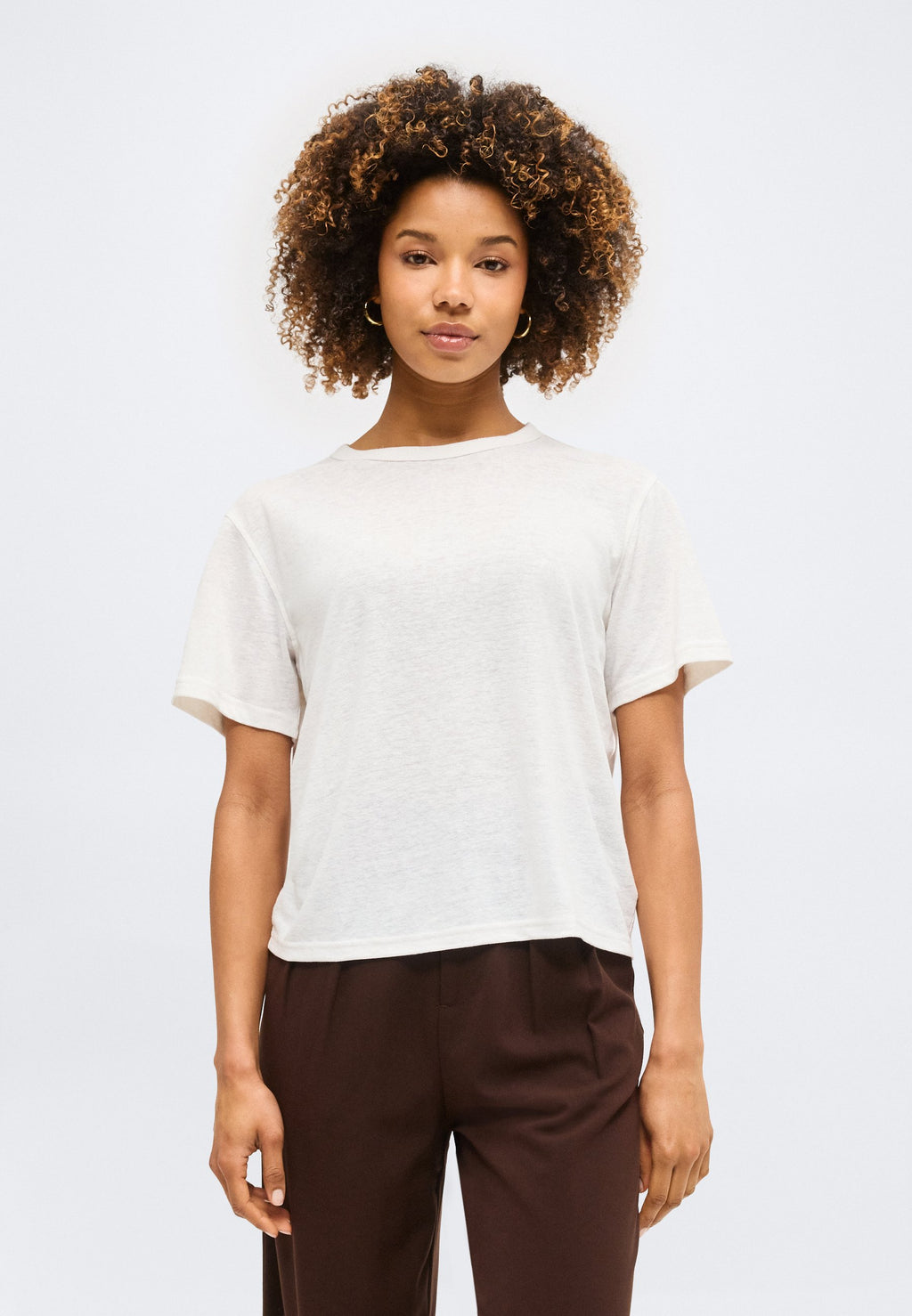 OVERSIZED TEE - Basic T-shirt - fresh white