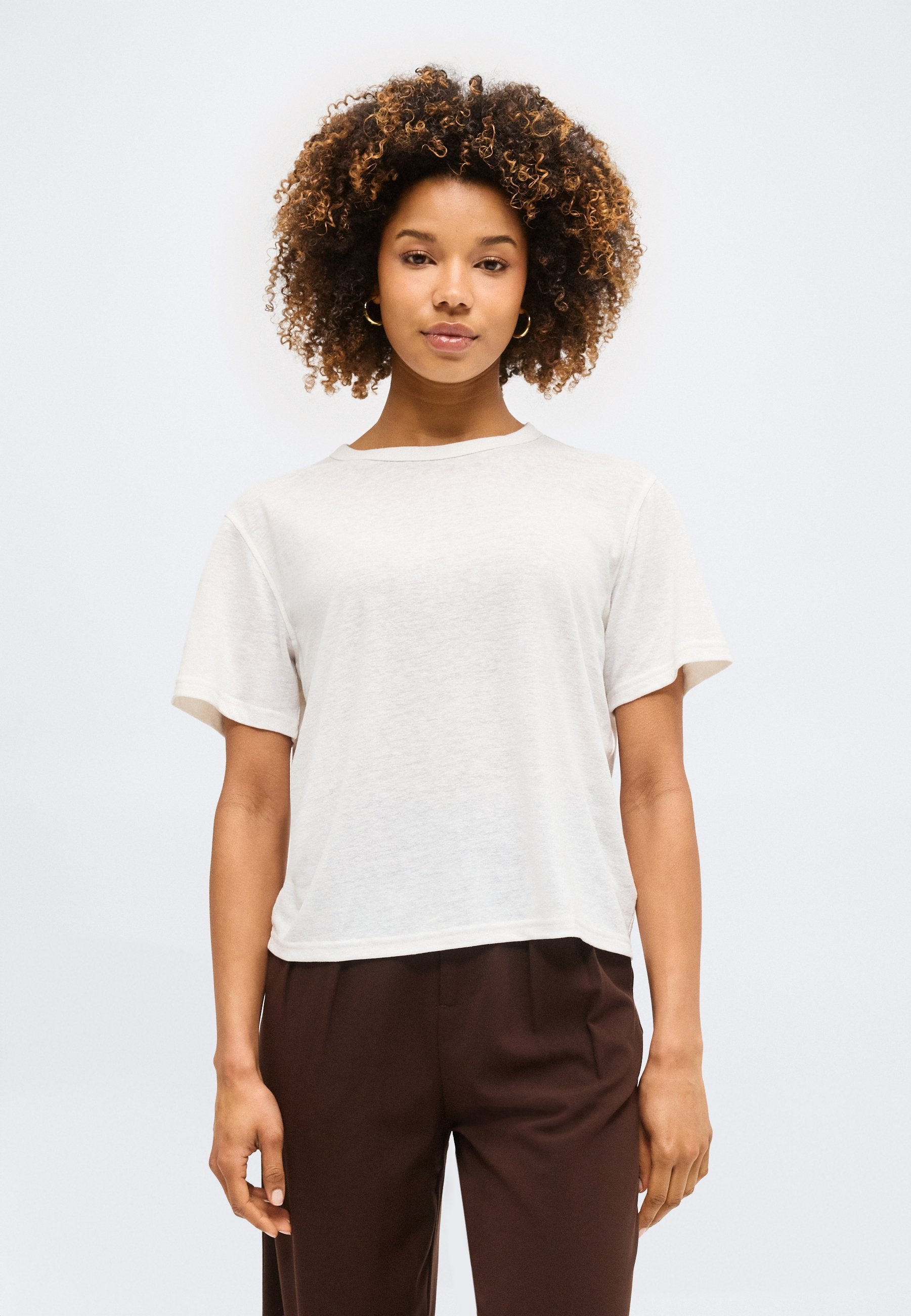 OVERSIZED TEE - Basic T-shirt - fresh white