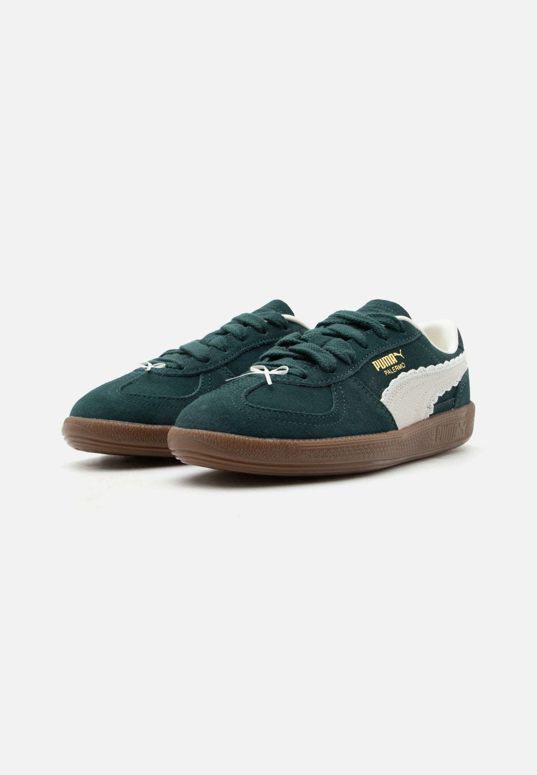 PALERMO BOW - Trainers - green terrain/warm white/gold-coloured