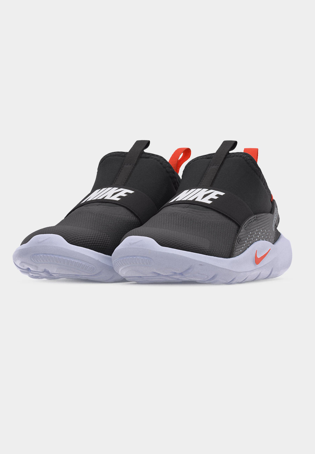 FLEX RUNNER UNISEX - Road running shoes - black/turf orange/white