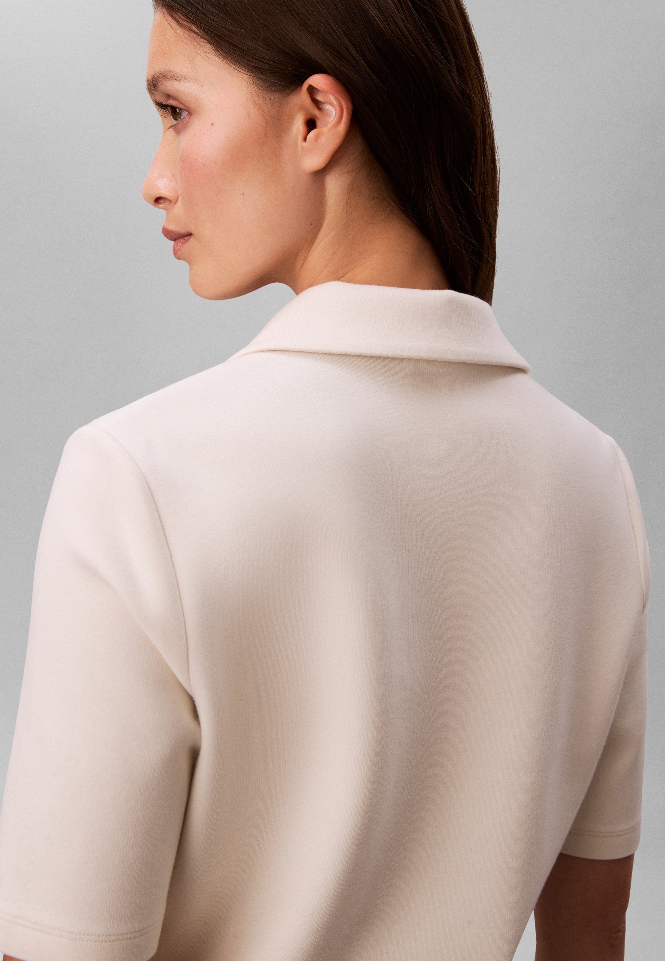SPACER HALFZIP - Polo shirt - tofu