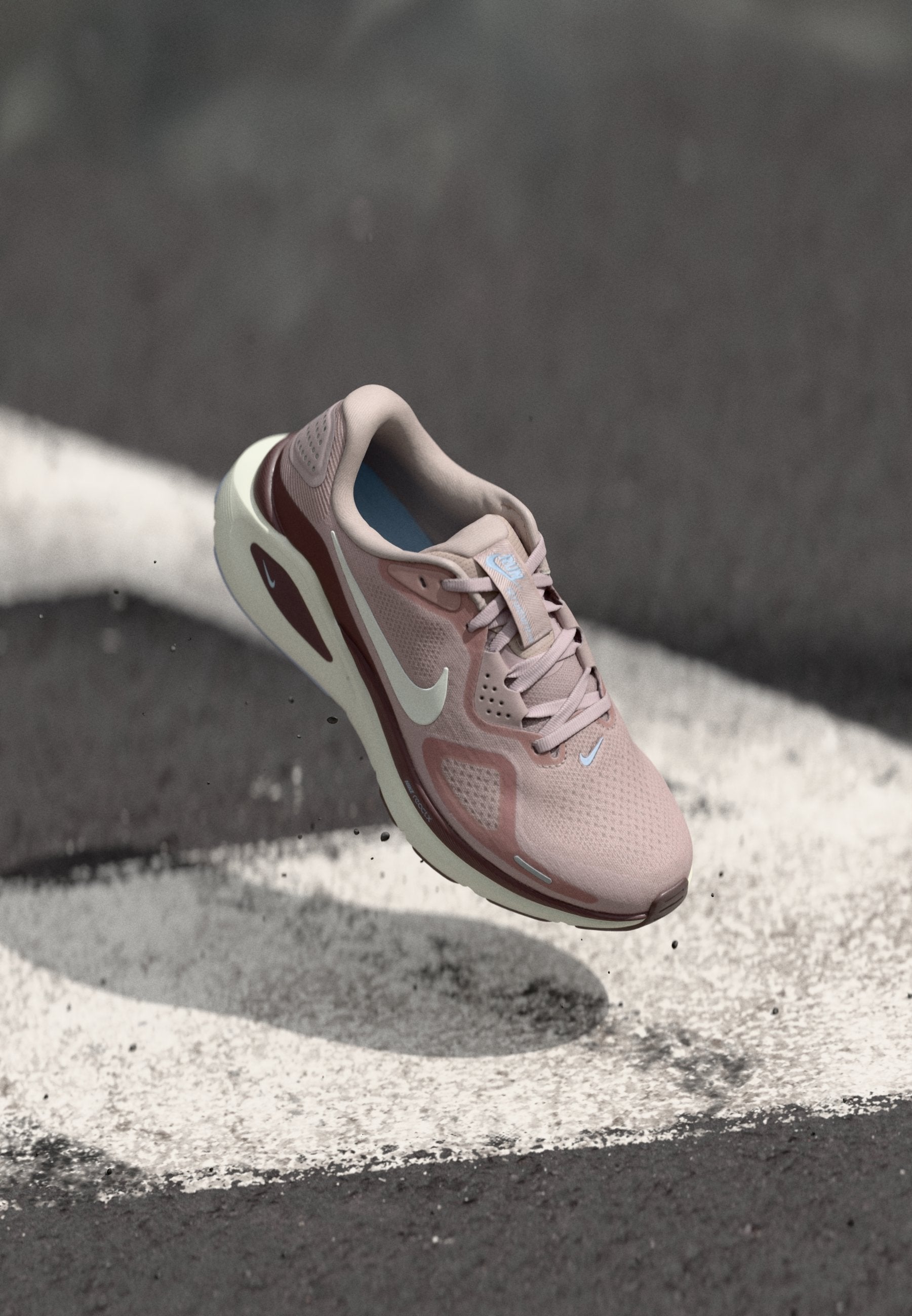W NIKE STRUCTURE 26 - Road running shoes - particle rose/sail/tattoo/hydrogen blue