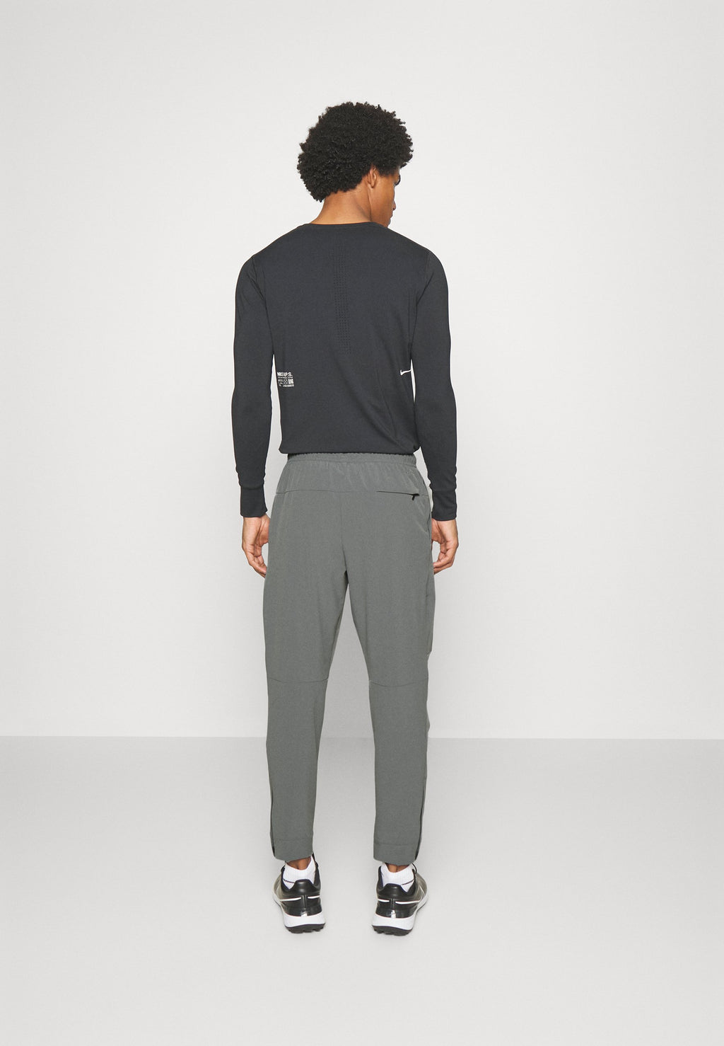 UNLIMITED - Tracksuit bottoms - smoke grey/black/reflective silver