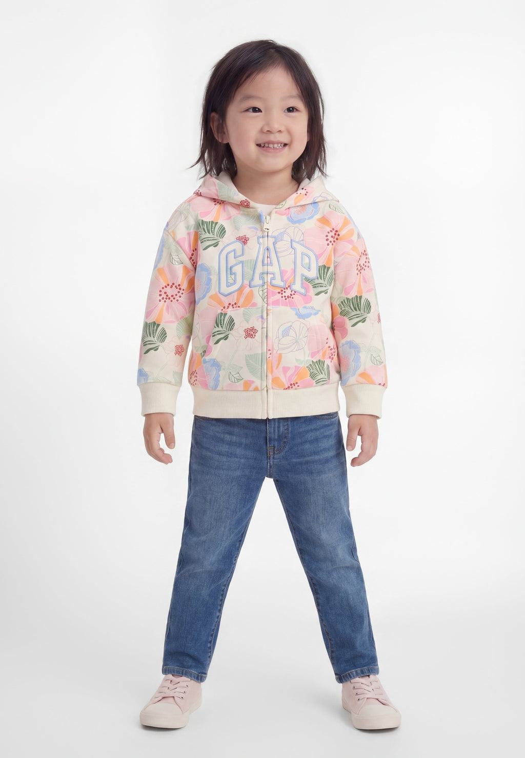 LOGO - Zip-up sweatshirt - multi-coloured