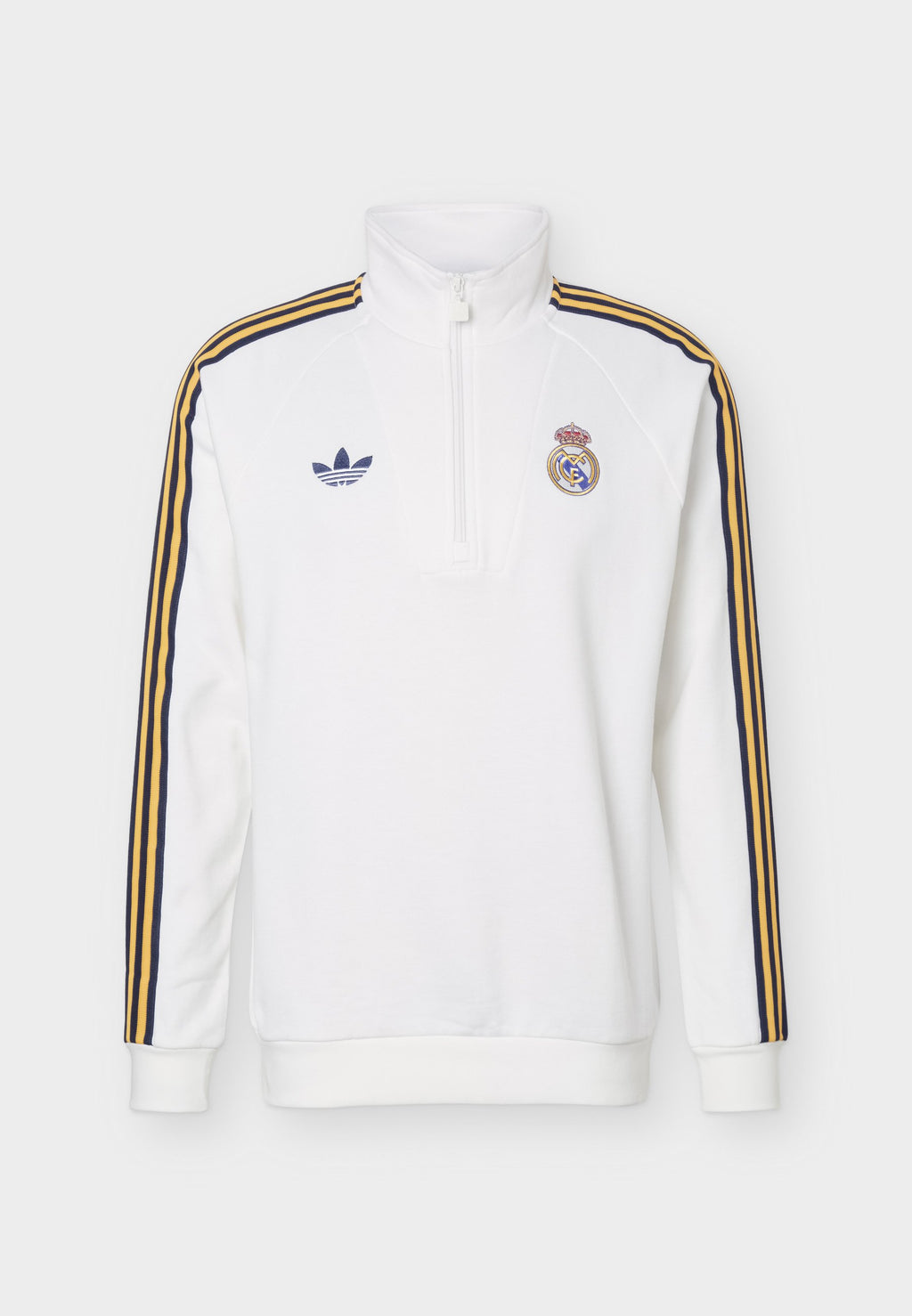 REAL MADRID HALF ZIP - ملابس نادي - أبيض