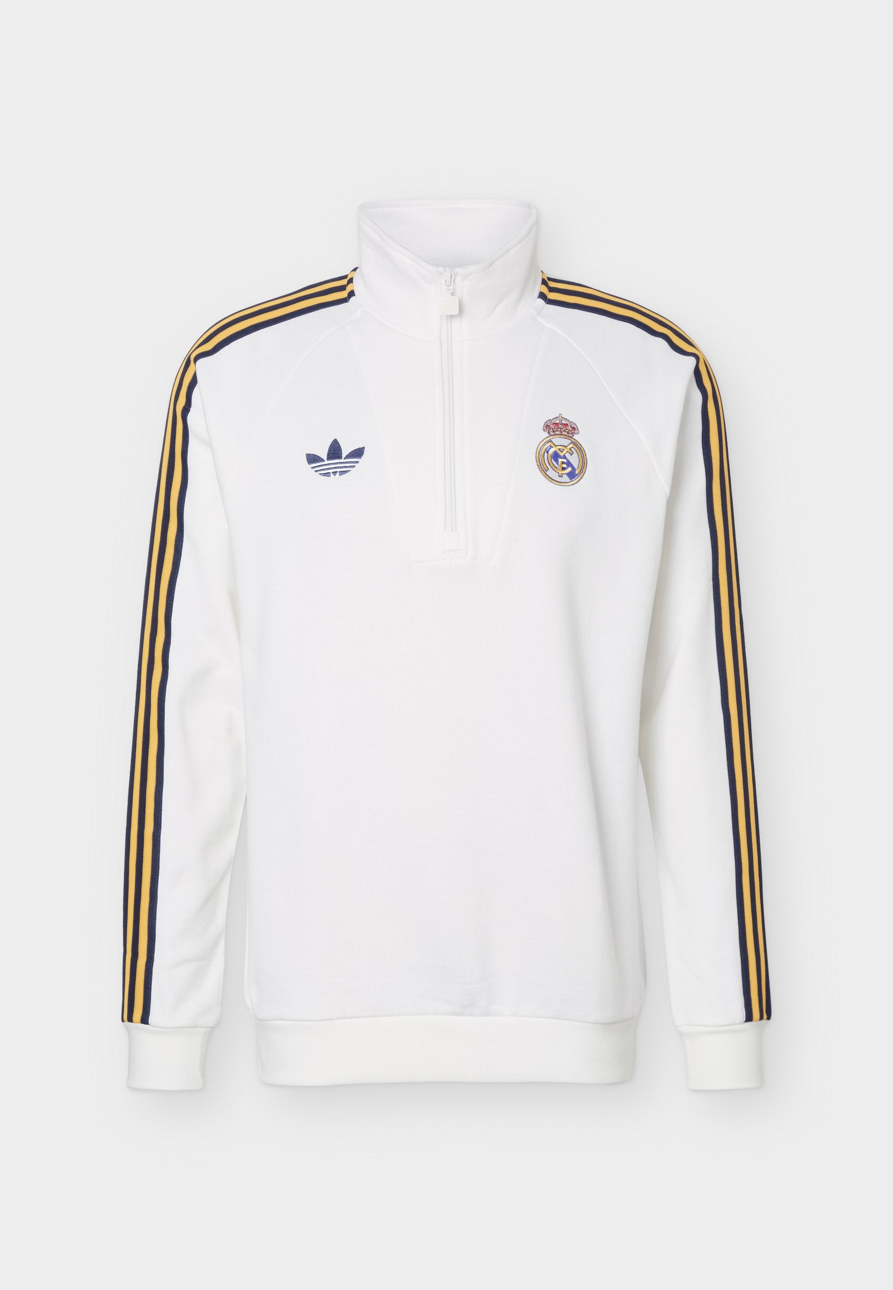 REAL MADRID HALF ZIP - ملابس نادي - أبيض