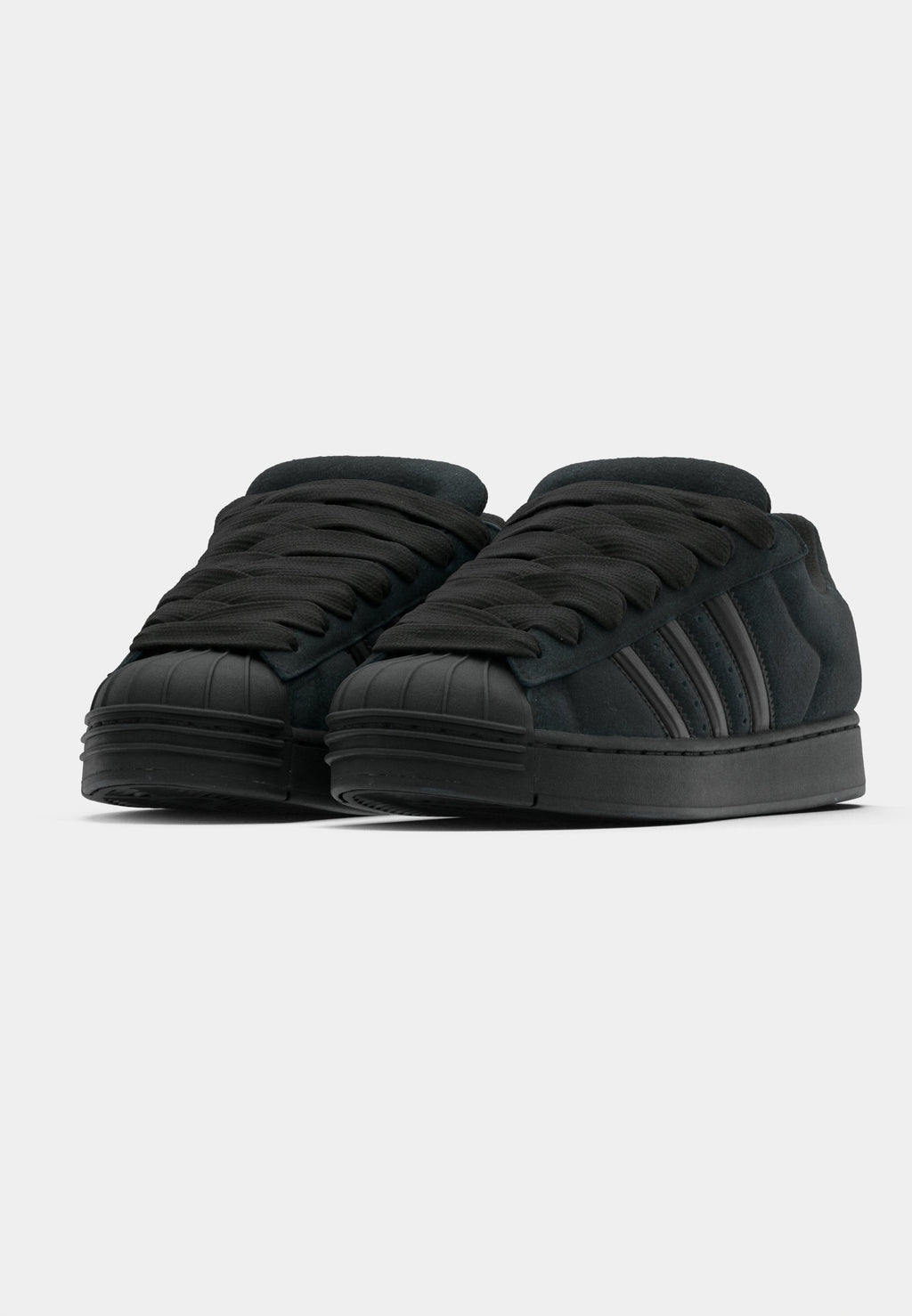SUPERSTAR ST W - Baskets - noir/or métallisé