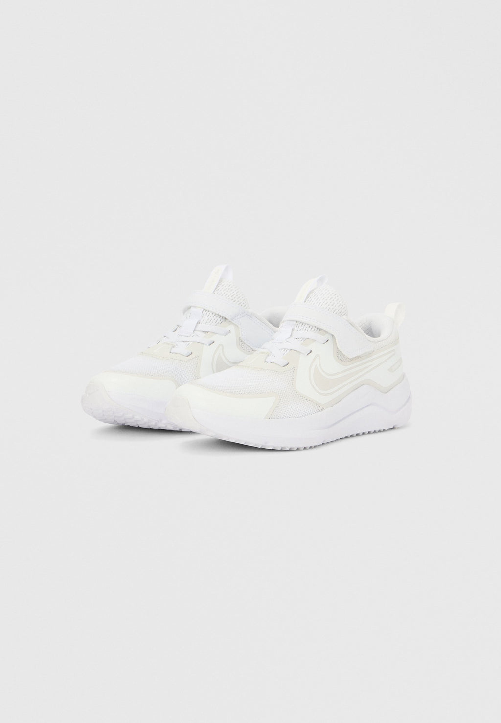 COSMIC RUNNER - Road running shoes - white/platinum-coloured
