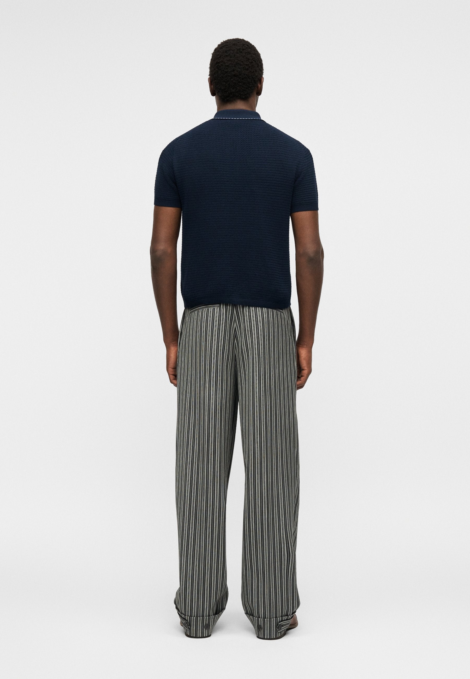SWEATER TRATTEGGI - Polo shirt - navy