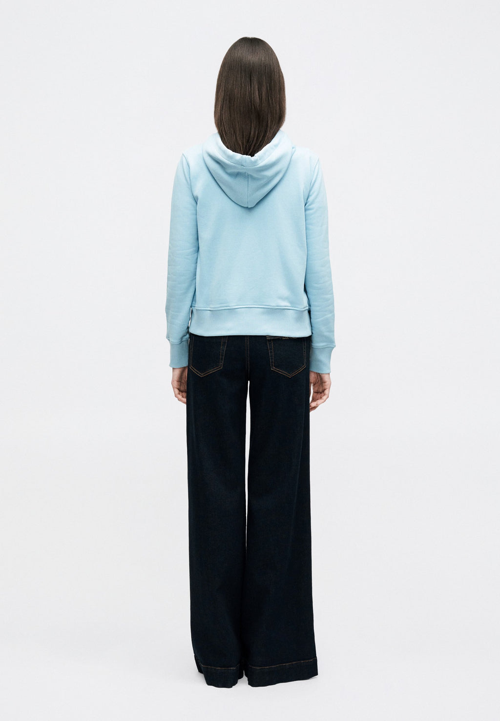 LOGO FOIL - Zip-up sweatshirt - dream blue