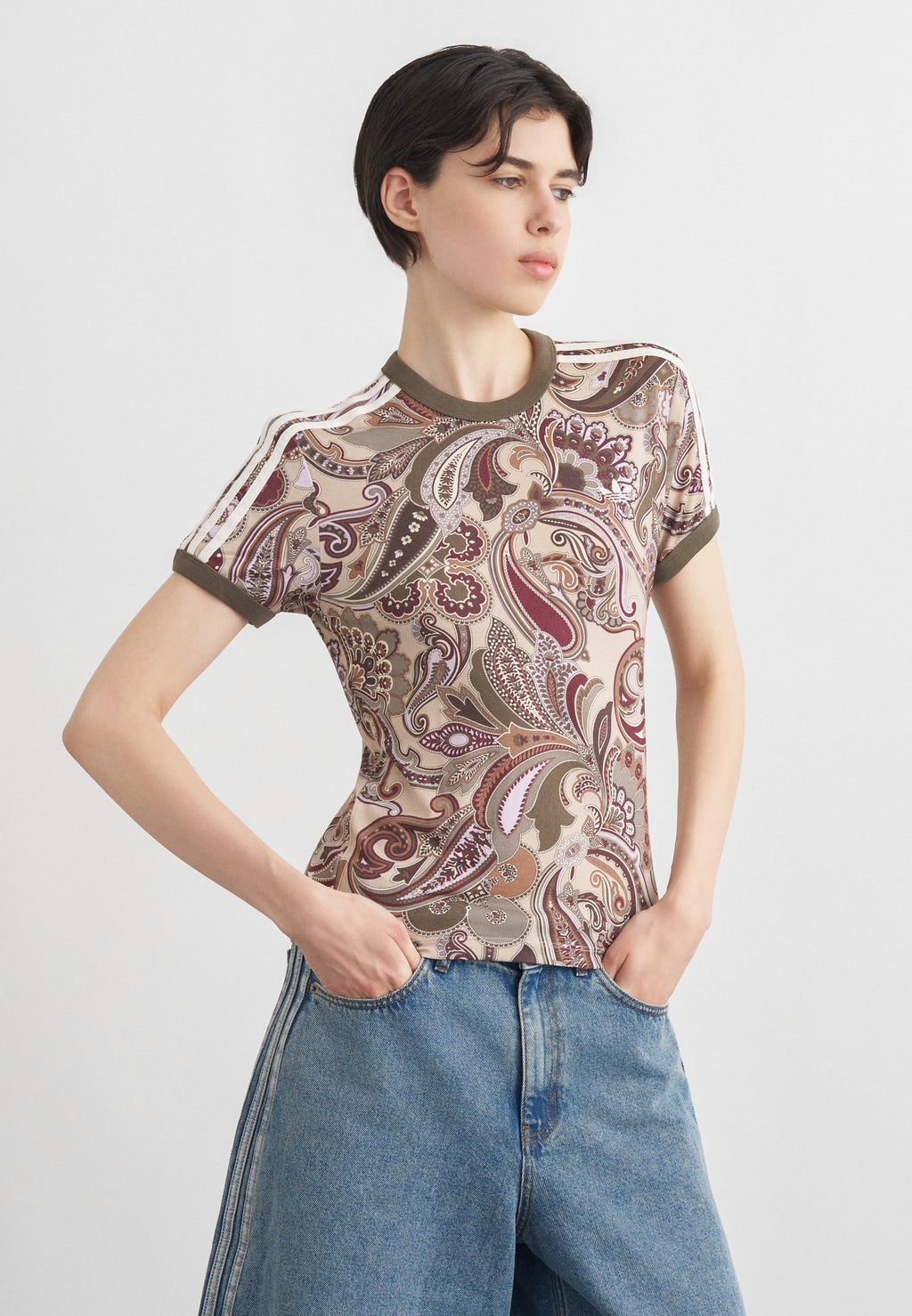 TEE SLIM - Print T-shirt - multi-coloured
