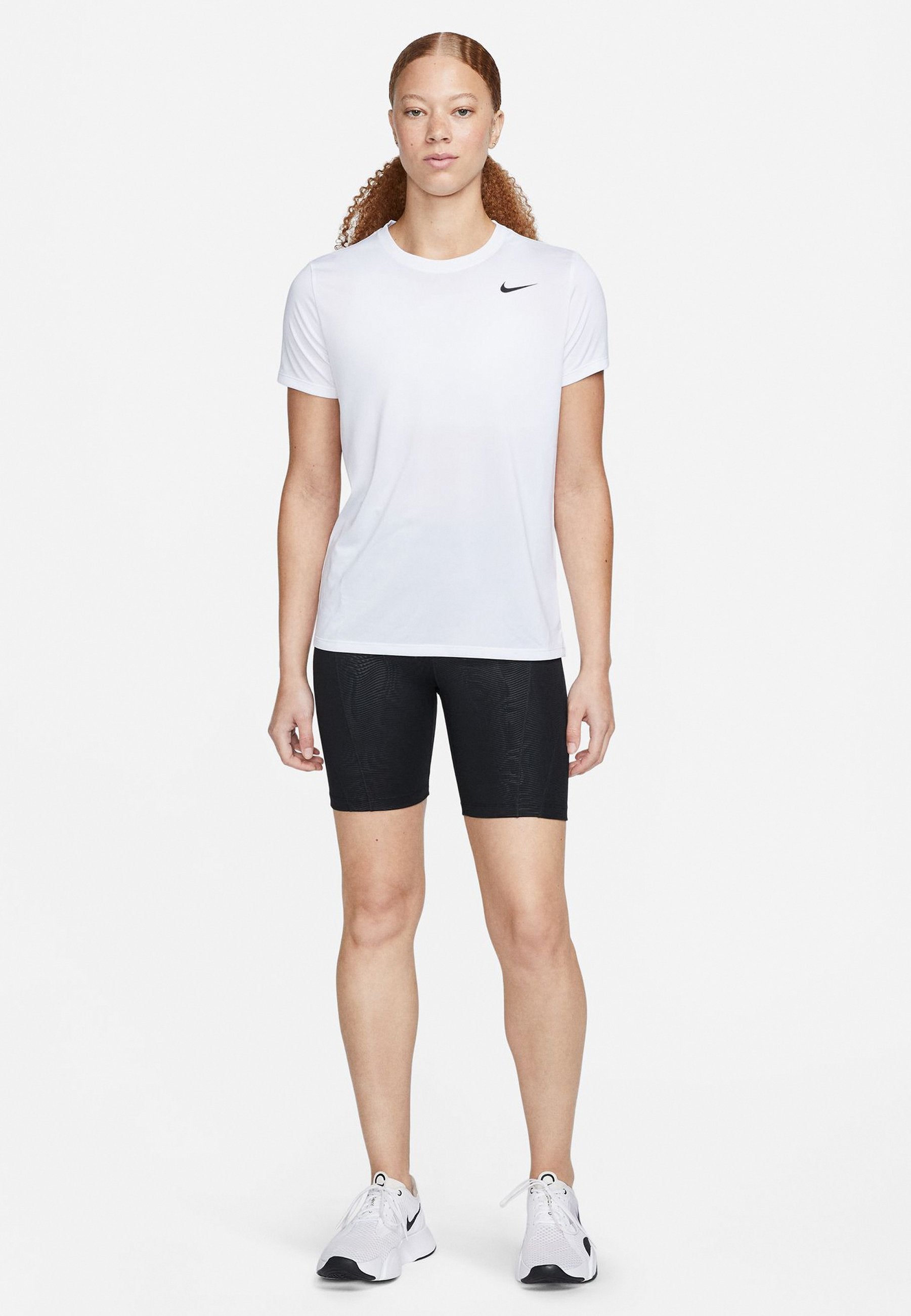 TEE - Sports T-shirt - white/black