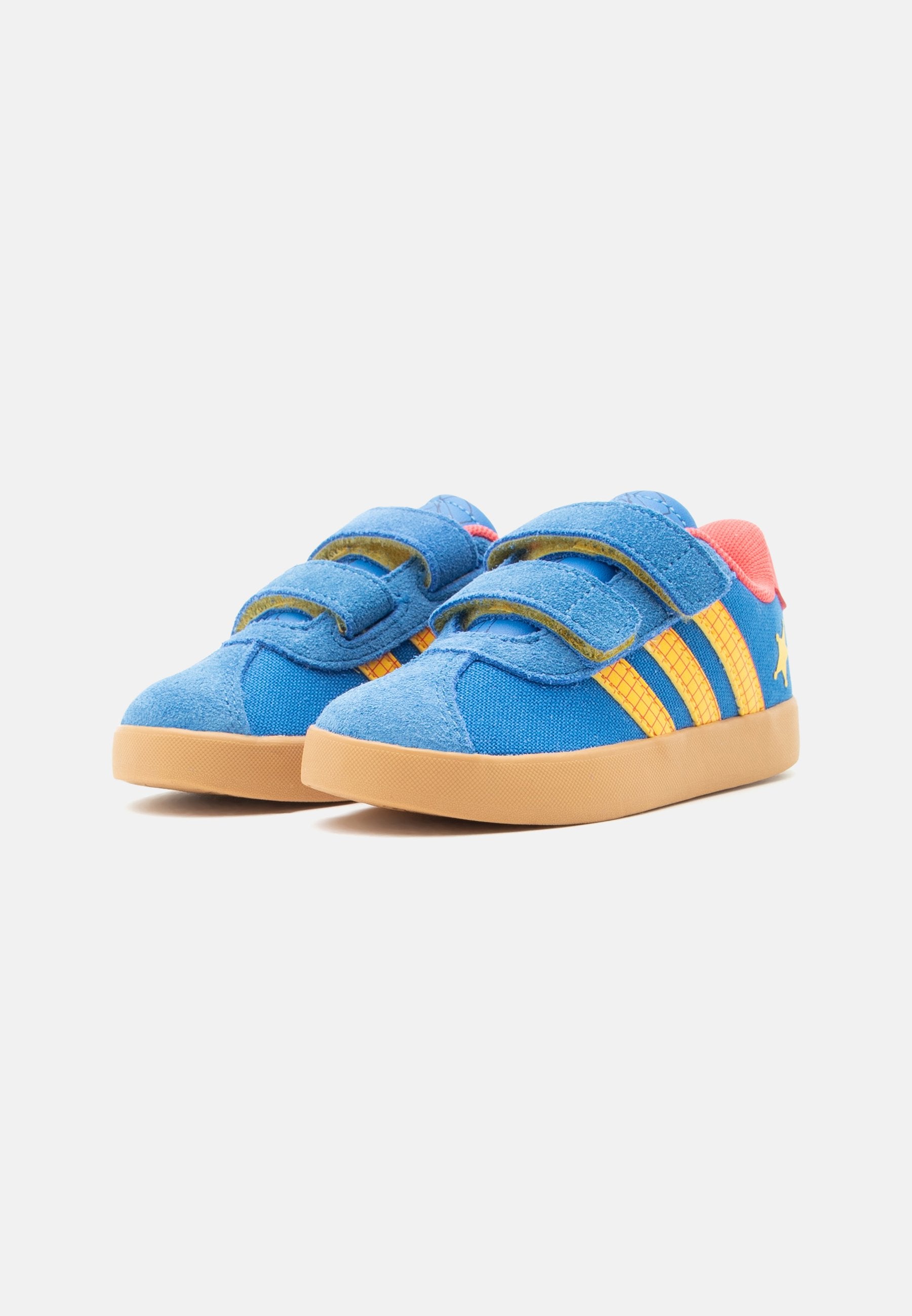 COURT UNISEX - Road running shoes - bright royal/bold gold-coloured/semi lucid red