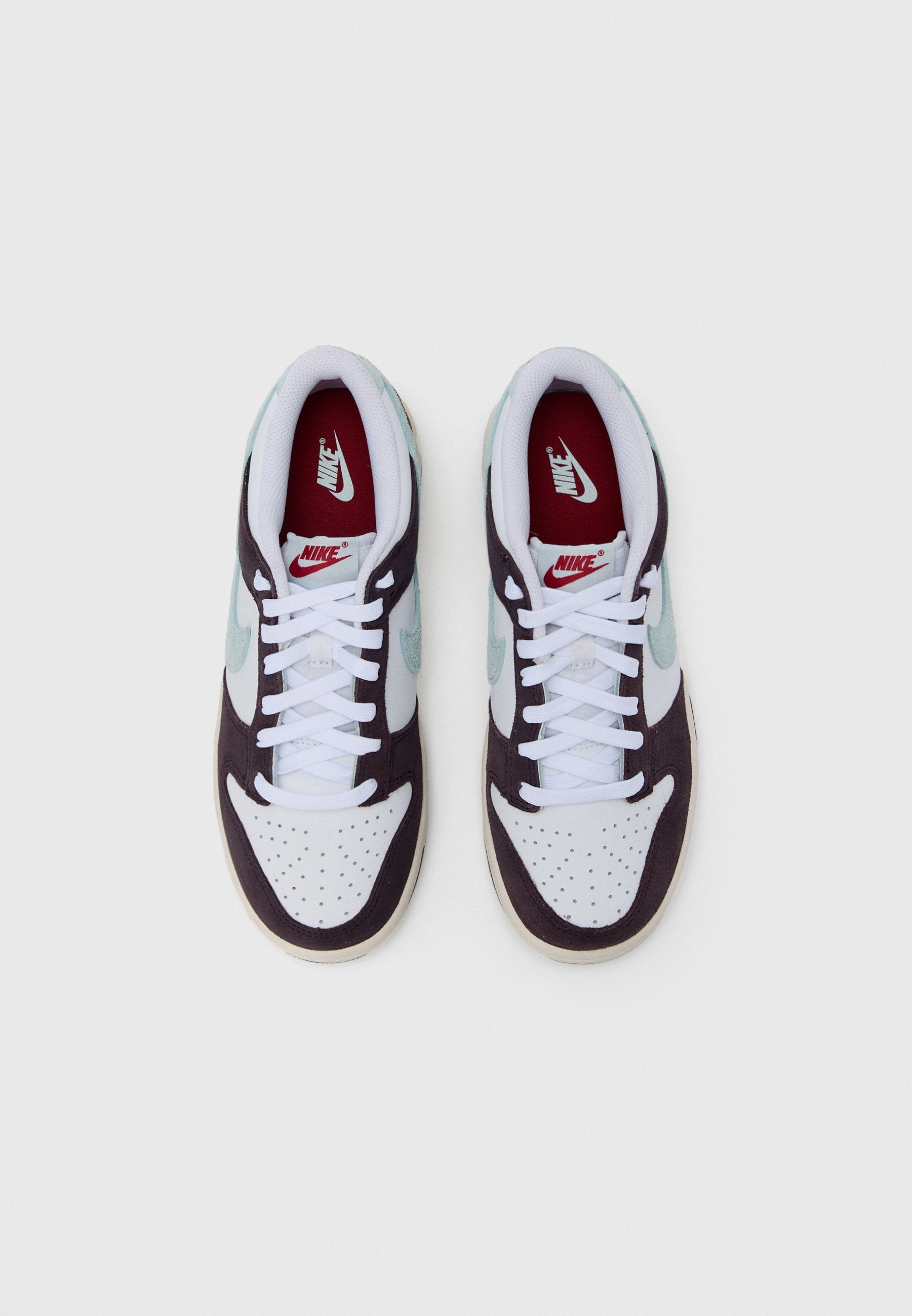 DUNK LOW UNISEXE - Baskets - blanc/bleu glacier/cendre bordeaux/rouge cramoisi